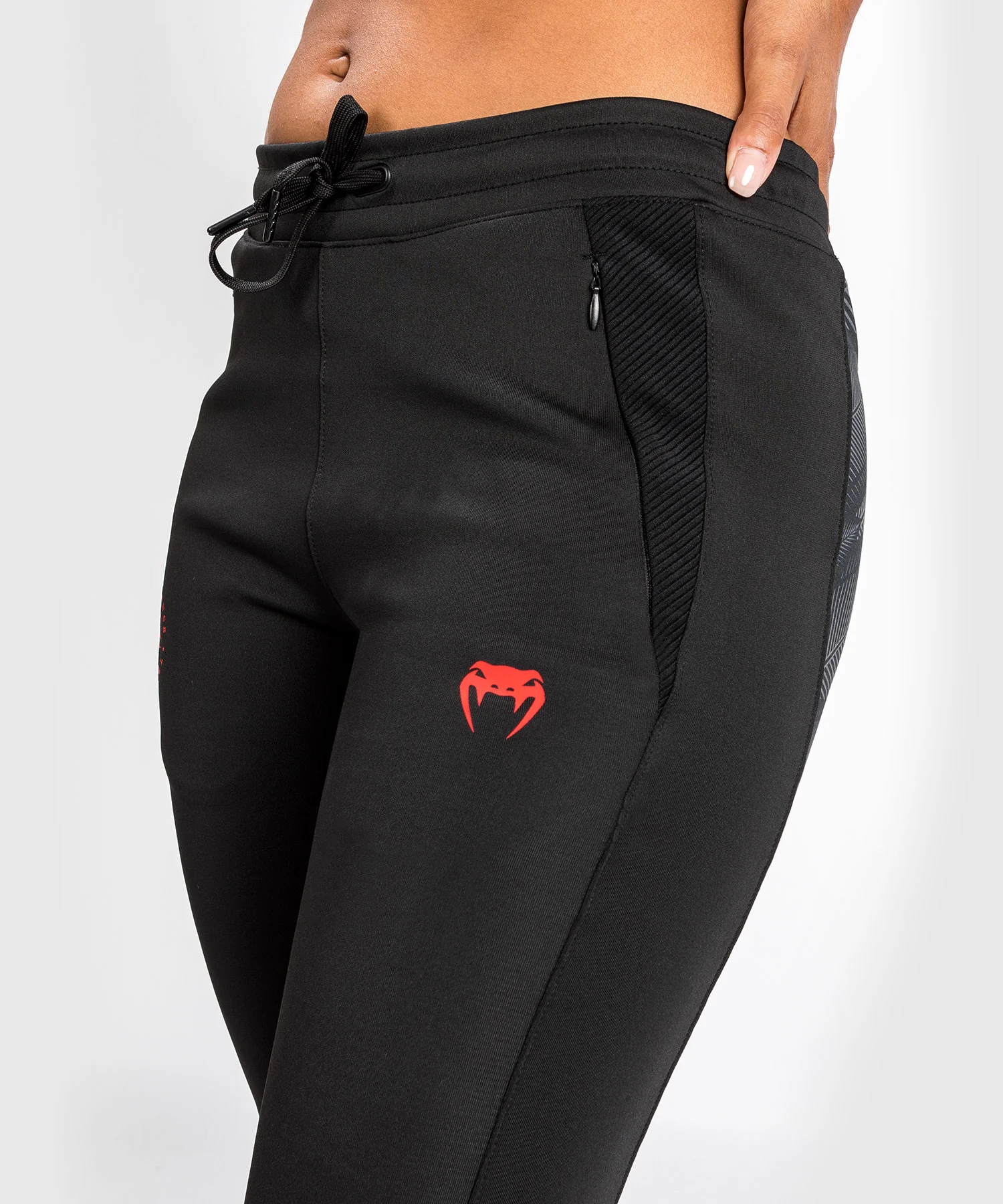 Pantalon de Jogging Venum Phantom - Pour Femmes - Noir/Rouge - Image 6