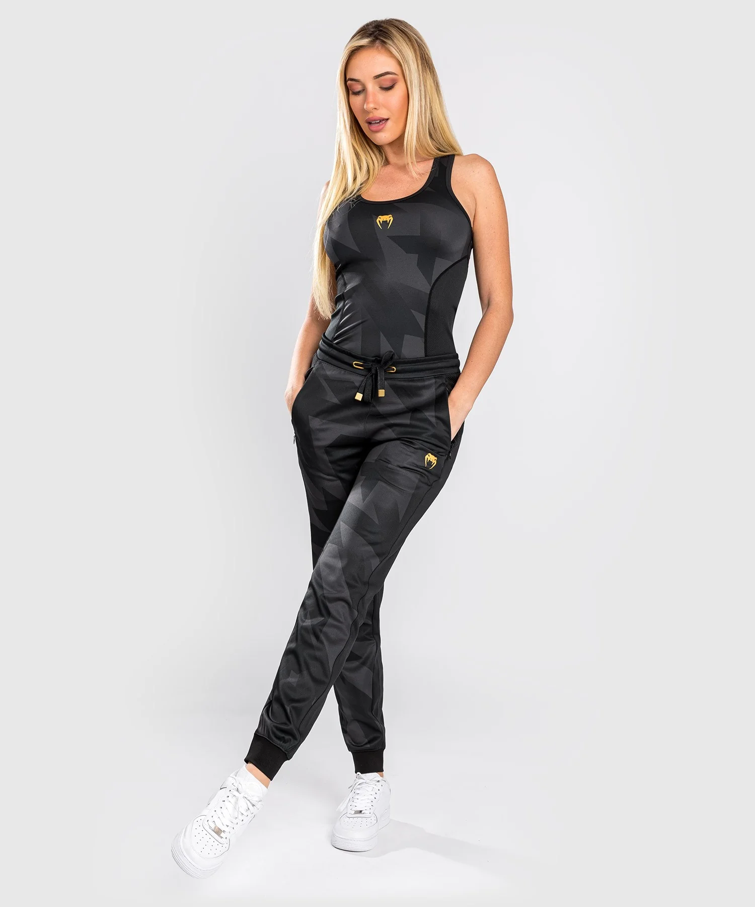 Pantalon de Jogging Venum Razor - Pour Femmes - Noir/Or - Image 2