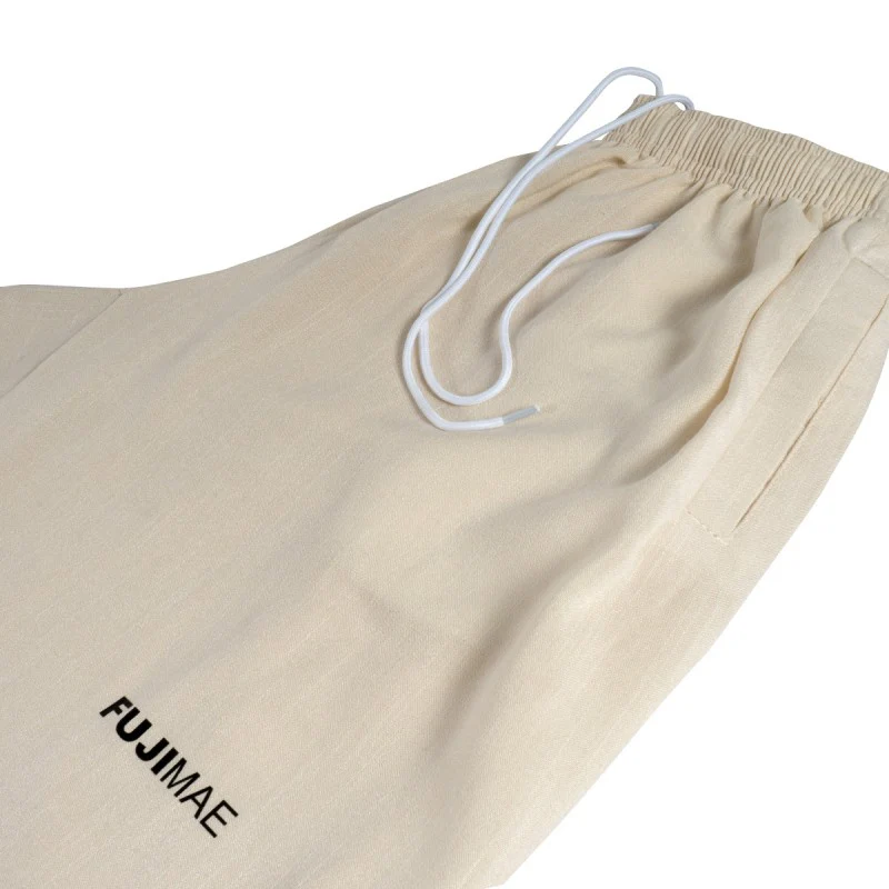 PANTALON DE KUNG FU LIN FUJIMAE - BEIGE - Image 3