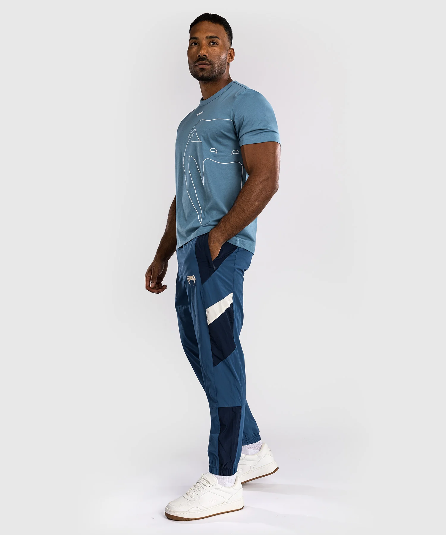 Pantalon de survêtement Venum Attack 90 - Bleu Nuit - Image 3