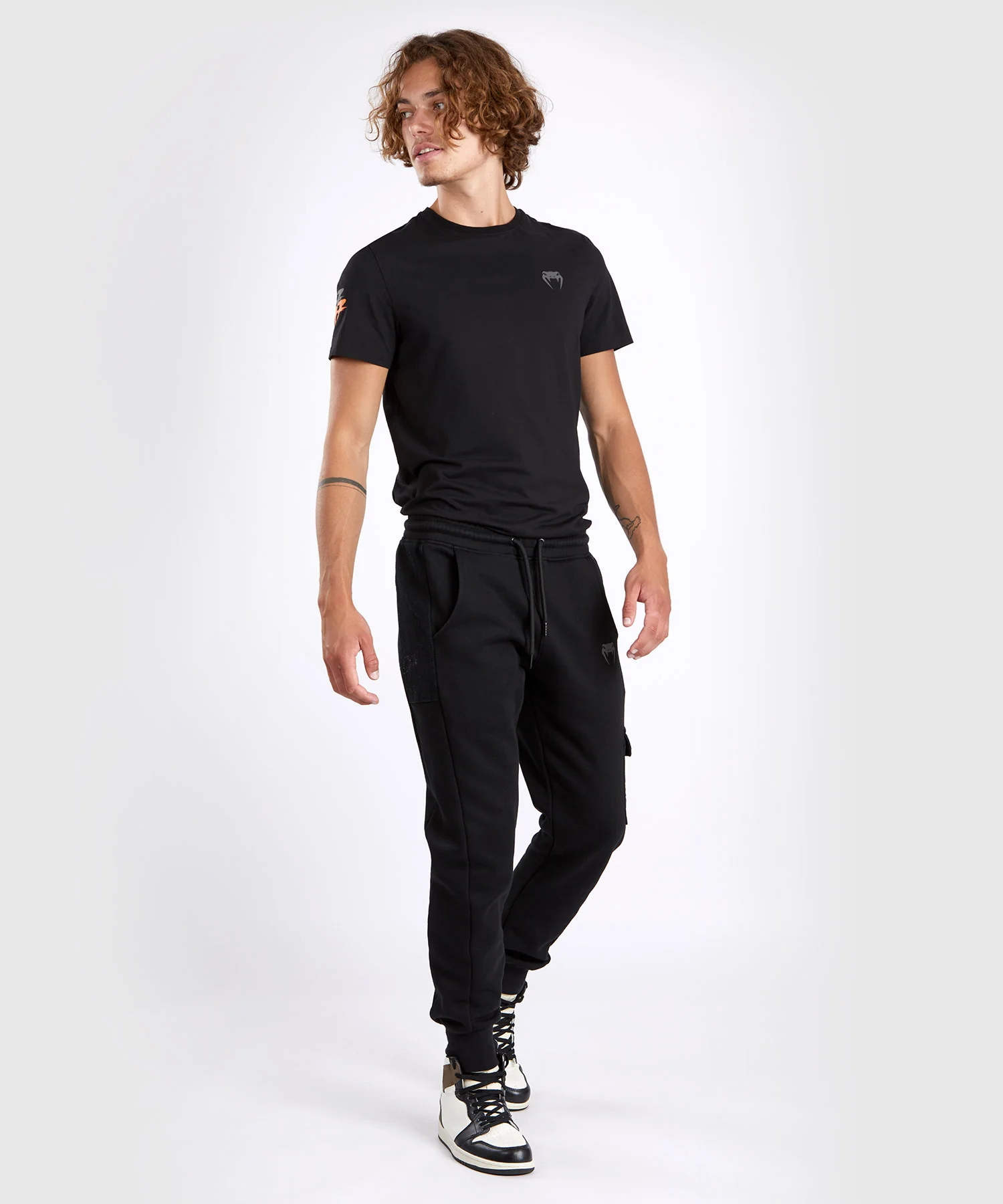 Pantalon de survêtement Venum S47 - Noir/Orange - Image 2