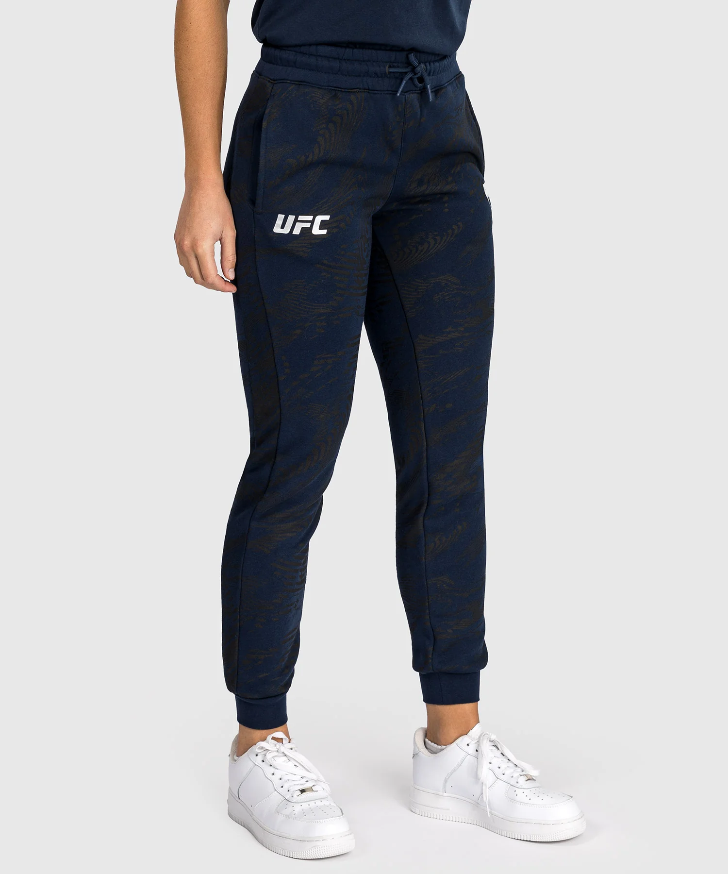 Pantalon en Coton pour Femmes UFC Fusion by Venum Fight Week - Bleu Océanique - Image 2