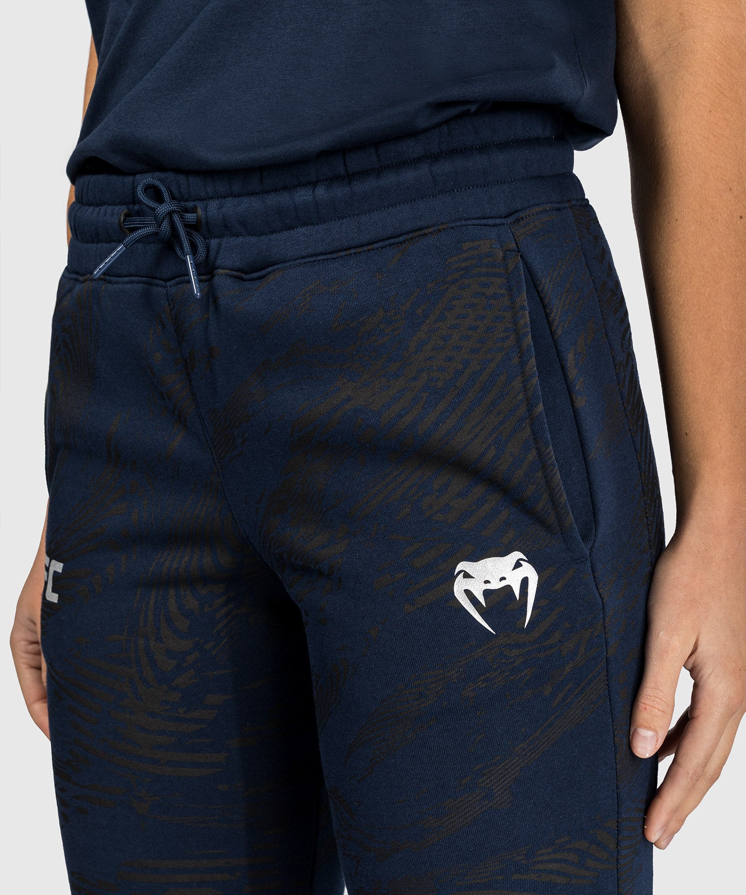 Pantalon en Coton pour Femmes UFC Fusion by Venum Fight Week - Bleu Océanique - Image 4