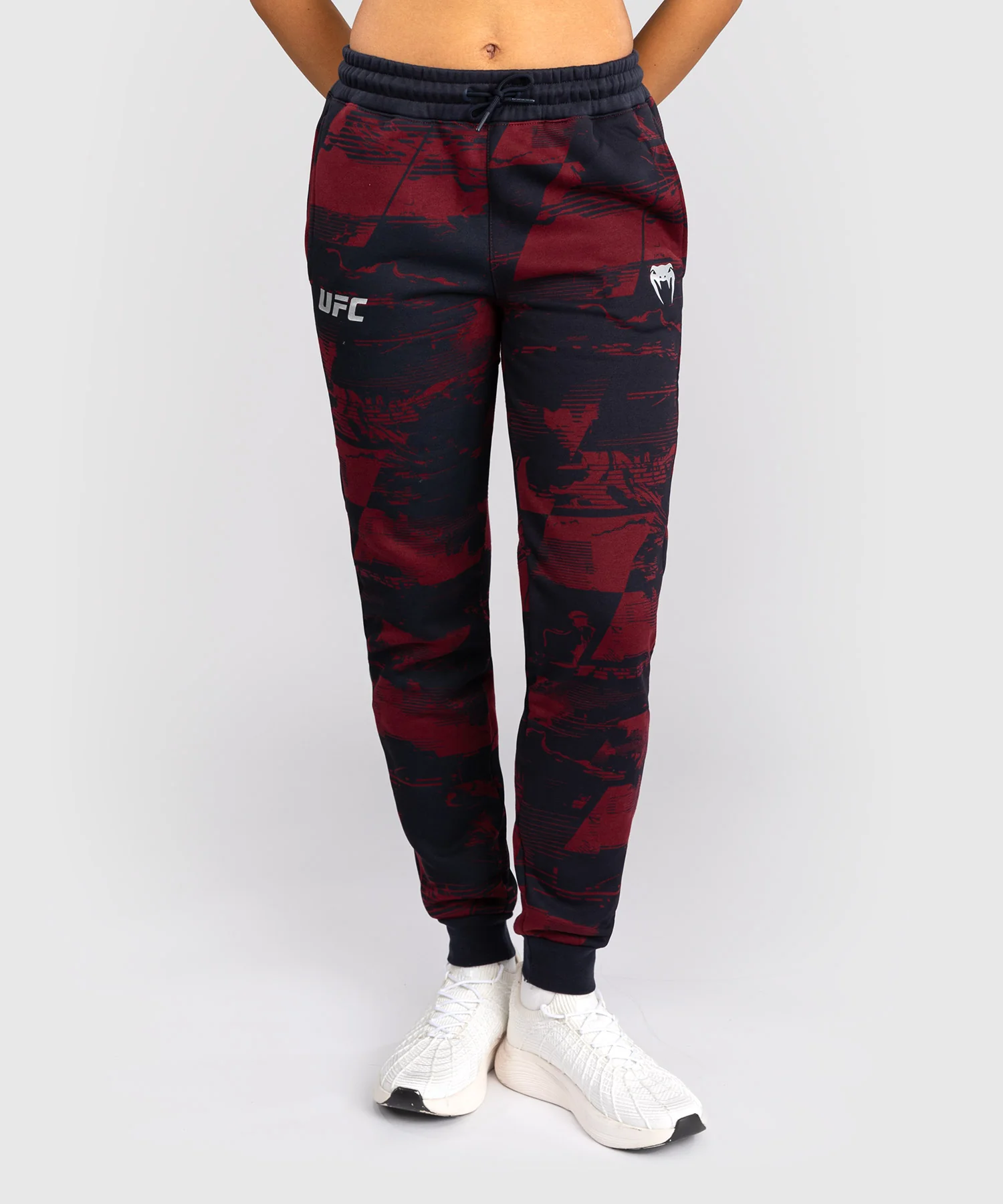 Pantalon Femme UFC Zenith by Venum Authentic Fight Week - Bleu marine/Bordeaux/Argent