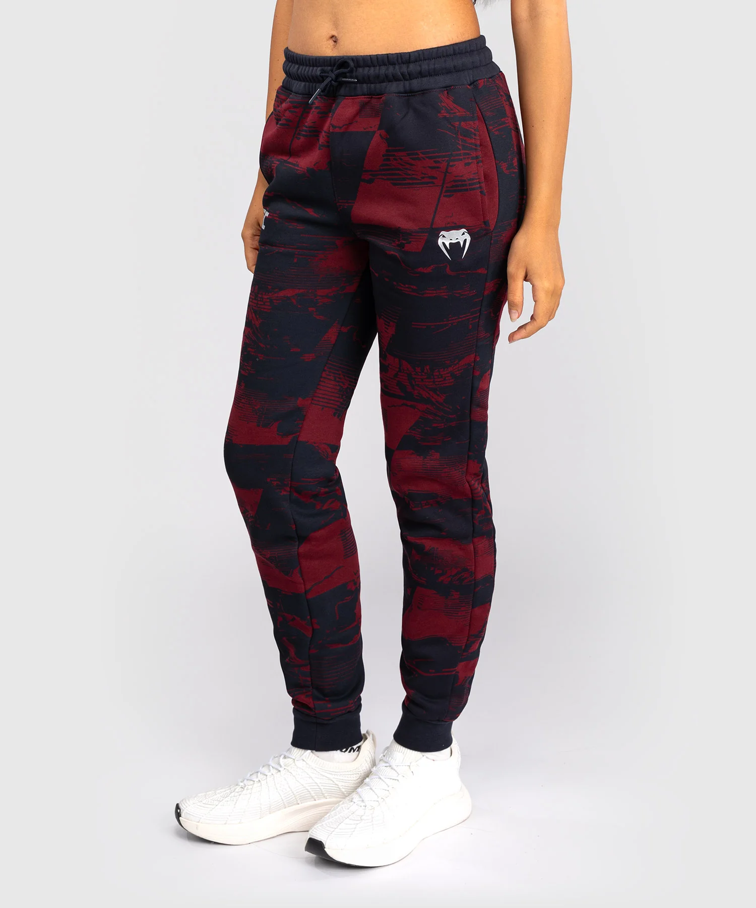 Pantalon Femme UFC Zenith by Venum Authentic Fight Week - Bleu marine/Bordeaux/Argent - Image 2