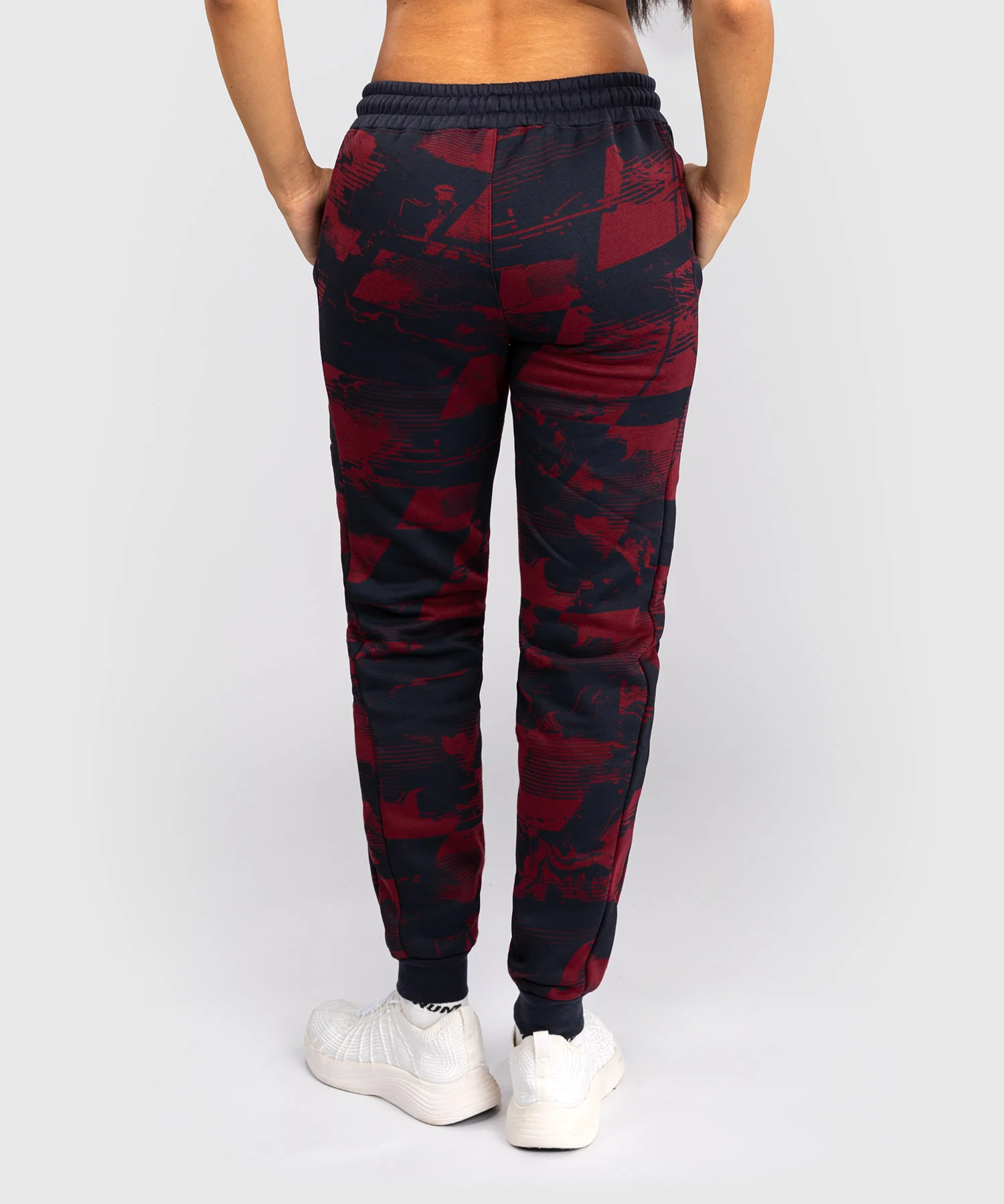 Pantalon Femme UFC Zenith by Venum Authentic Fight Week - Bleu marine/Bordeaux/Argent - Image 3