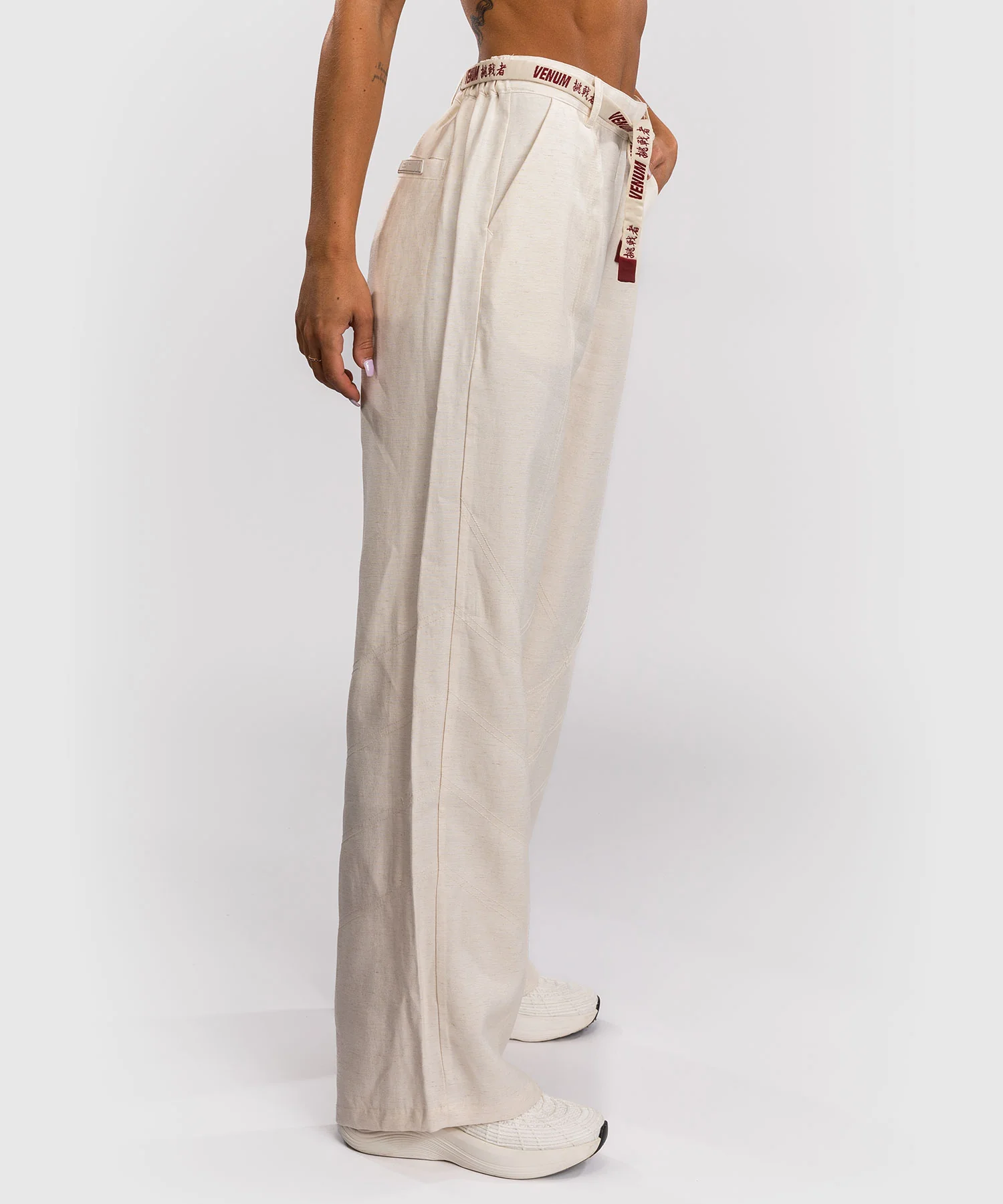 Pantalon pour Femmes Venum Serpenti – Ivoire/Bordeaux - Image 4