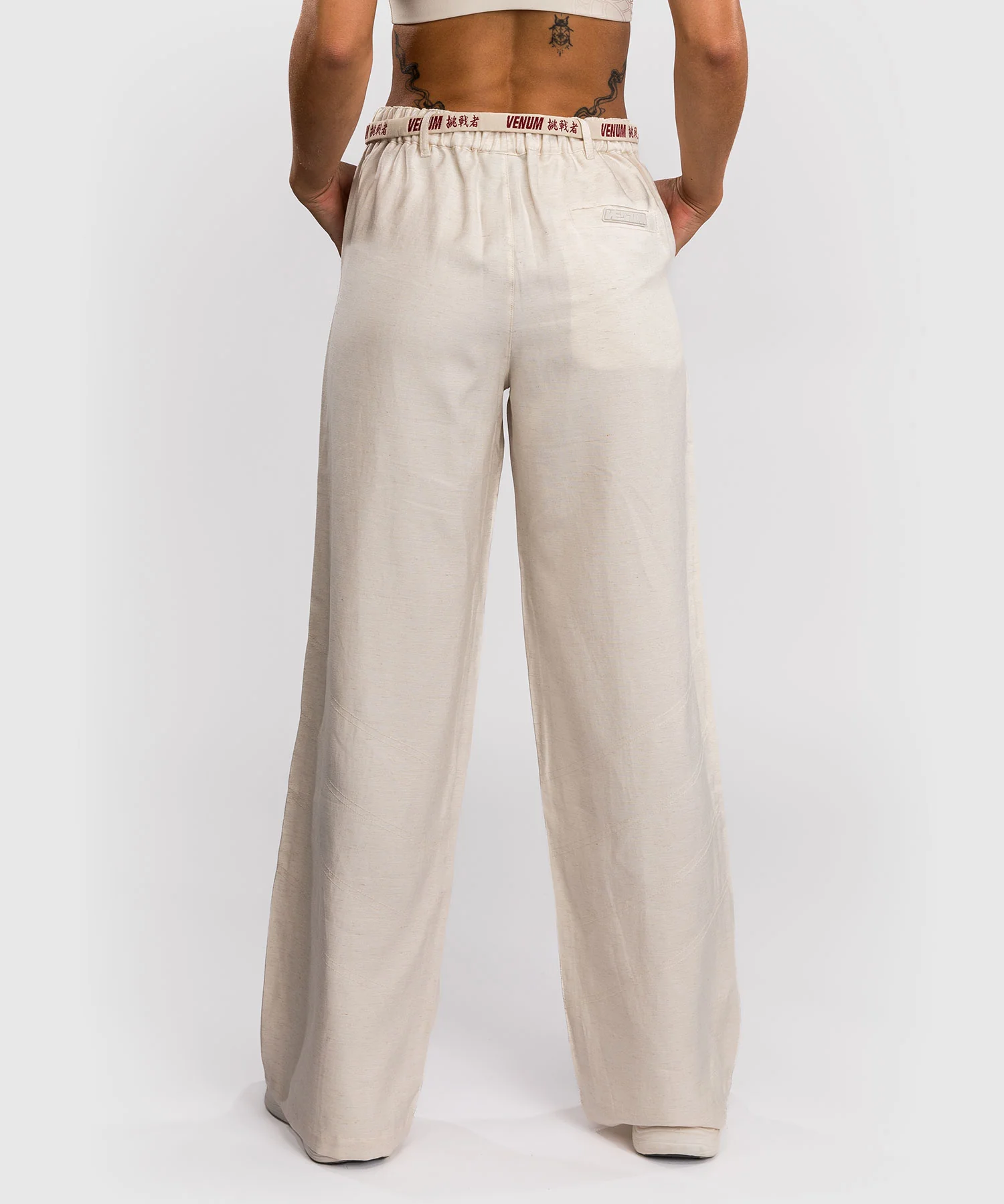 Pantalon pour Femmes Venum Serpenti – Ivoire/Bordeaux - Image 5