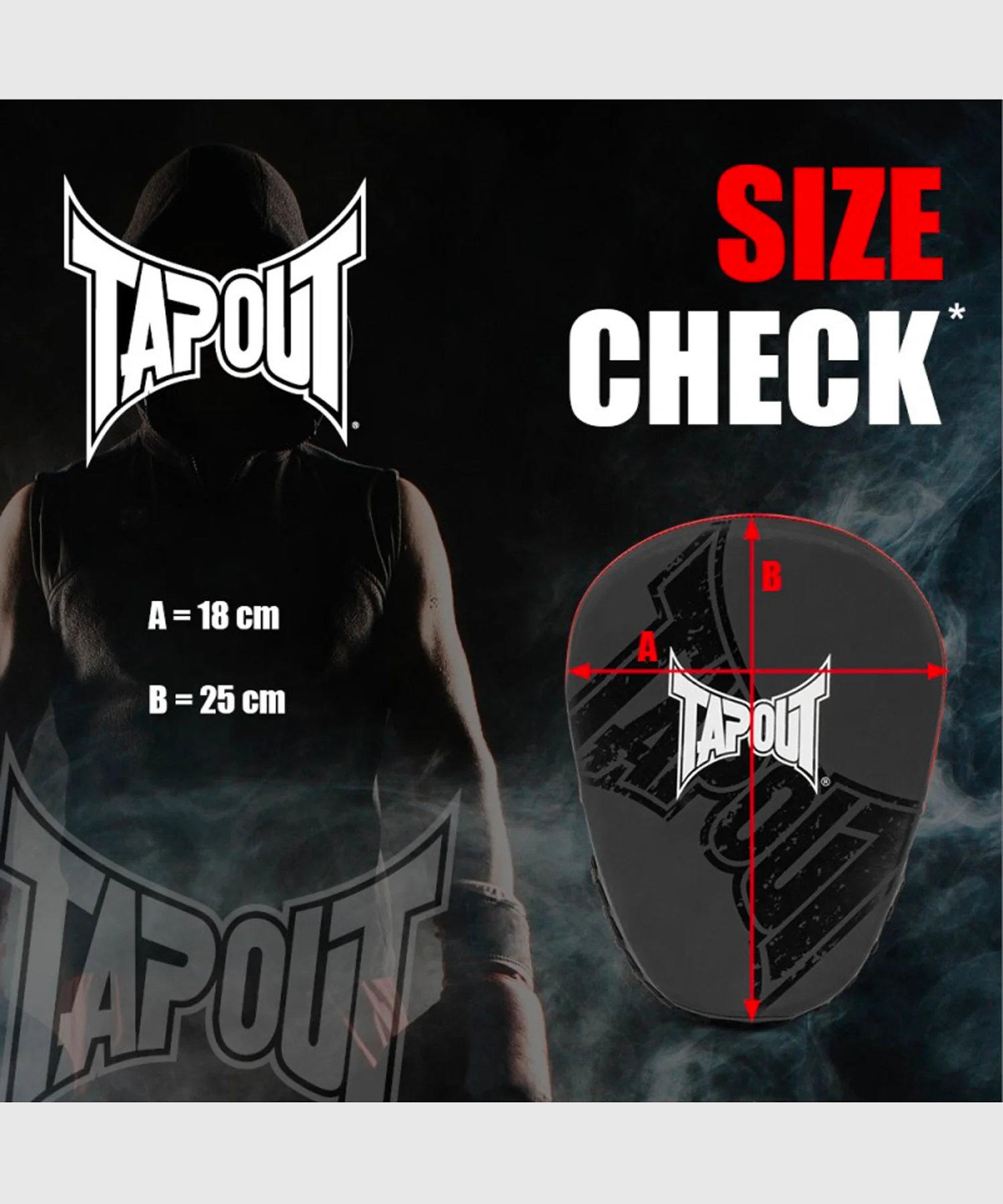 Patte D'Ours Tapout Rashad - Noir/Rouge - Image 6