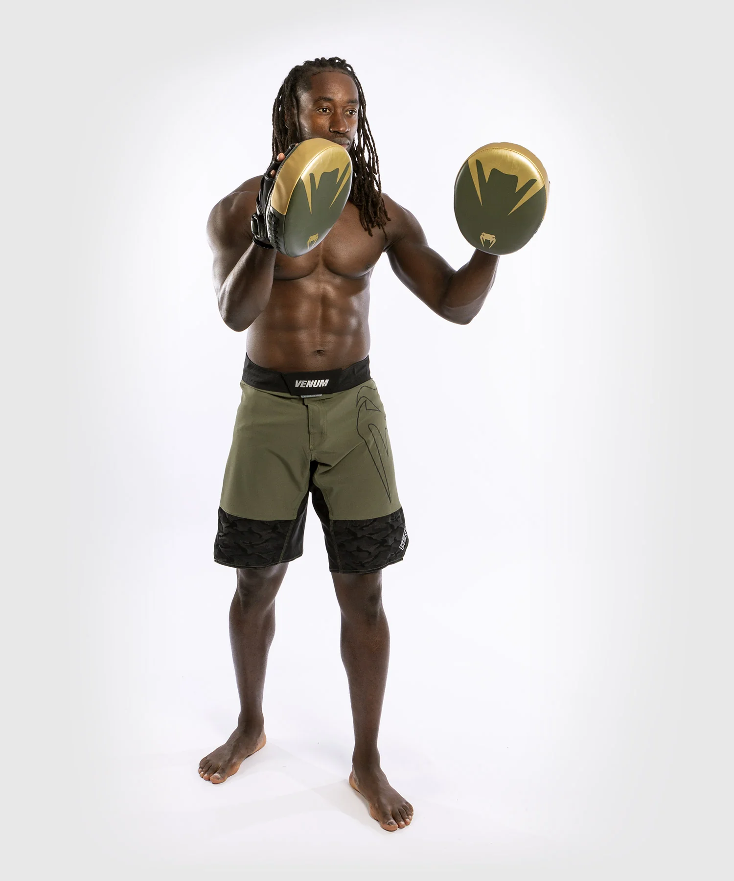 Paume de frappe Venum Pro Boxing - Kaki/Or - Image 7