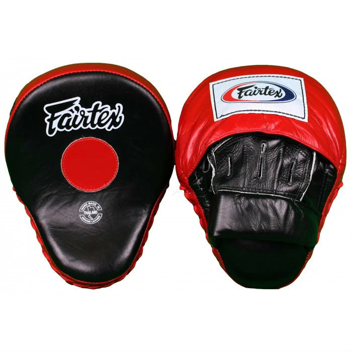 Pattes d'ours Pro courbées Fairtex FMV9 - Black Devil (Noir/Rouge)