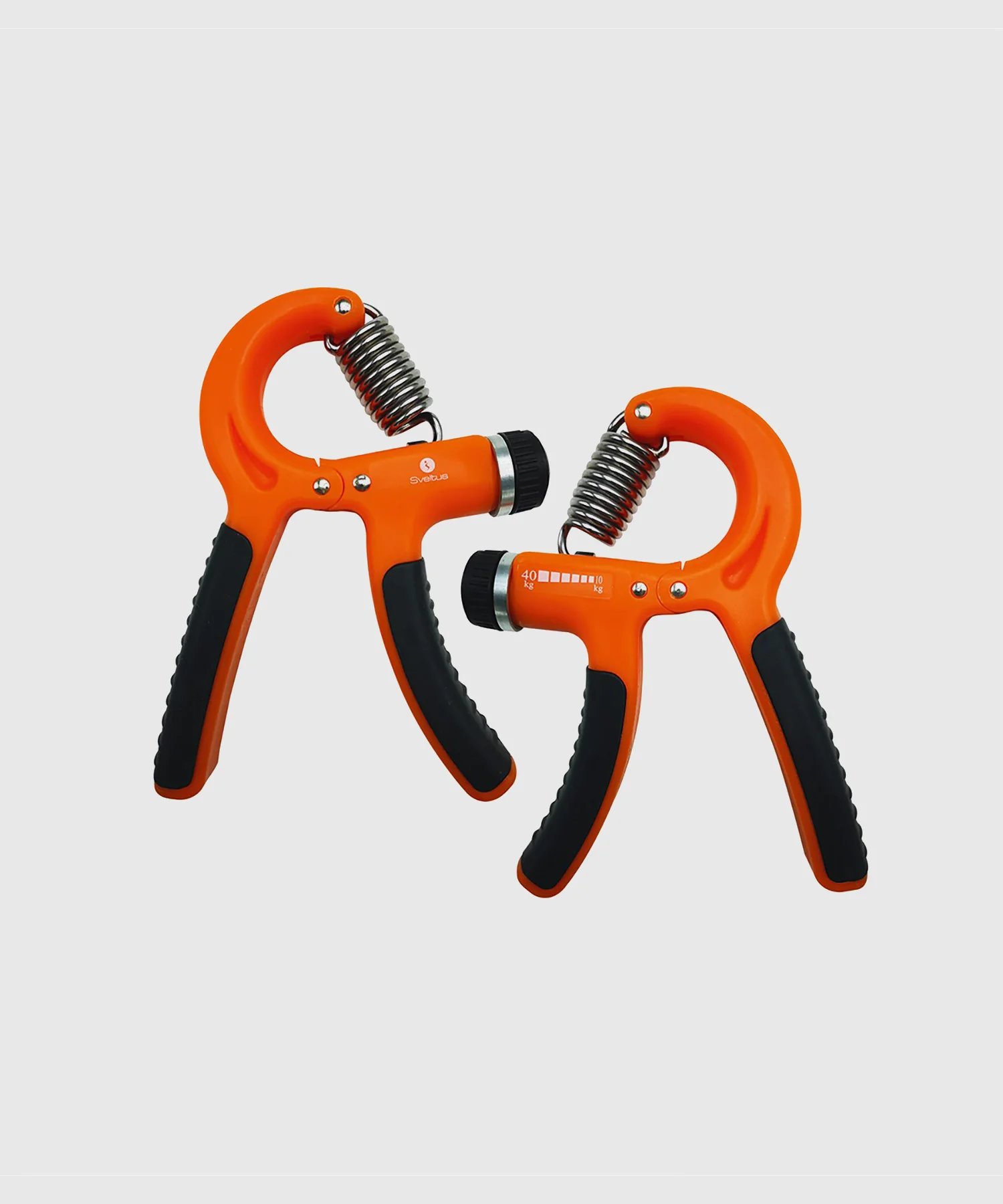 Pince de musculation ajustable Sveltus - Lot de 2 - Orange/Noir - Image 2