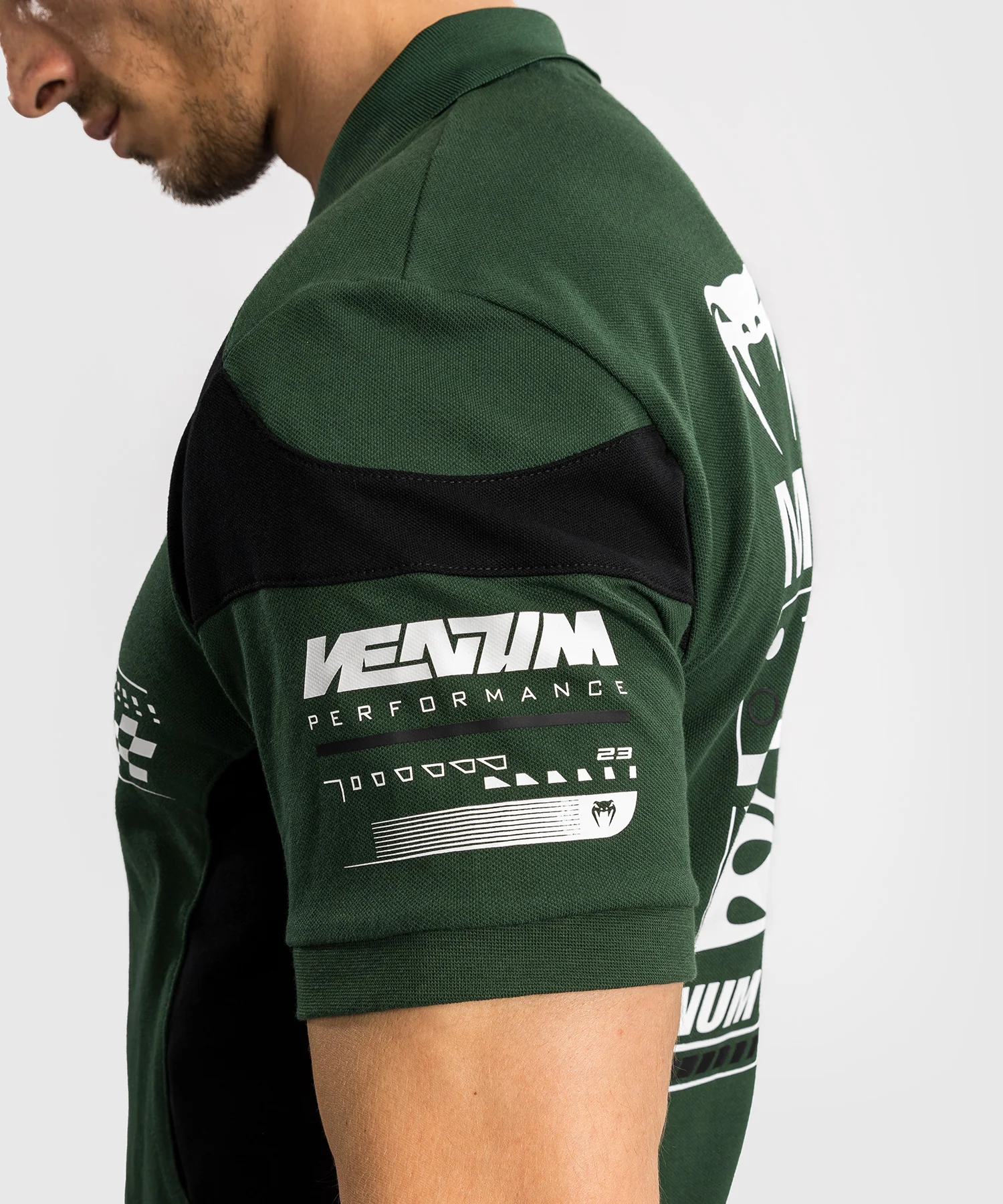 Polo en Coton Venum Motorsport - Vert Profond - Image 6