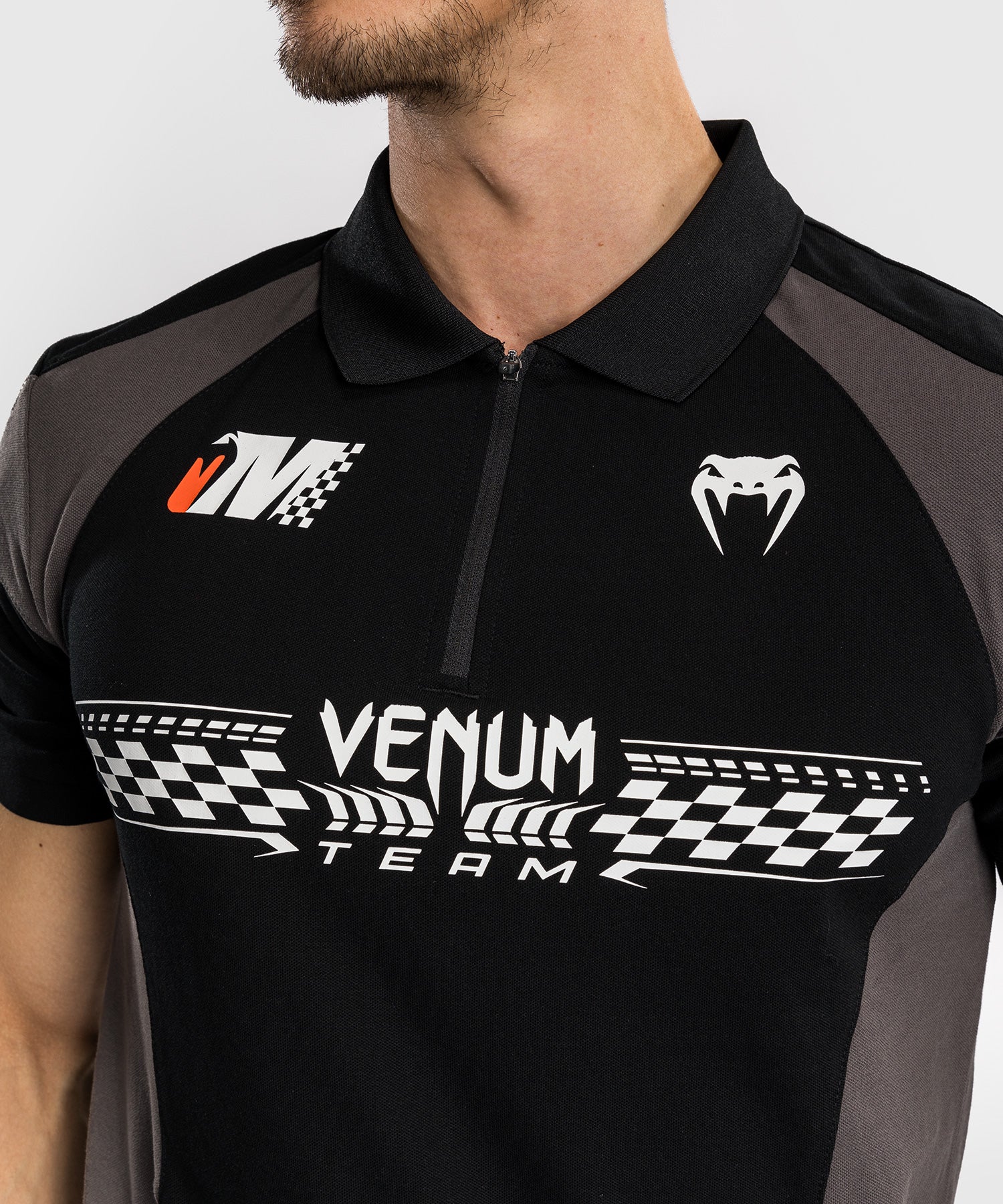 Polo en Coton Venum Motorsport - Noir Profond - Image 4