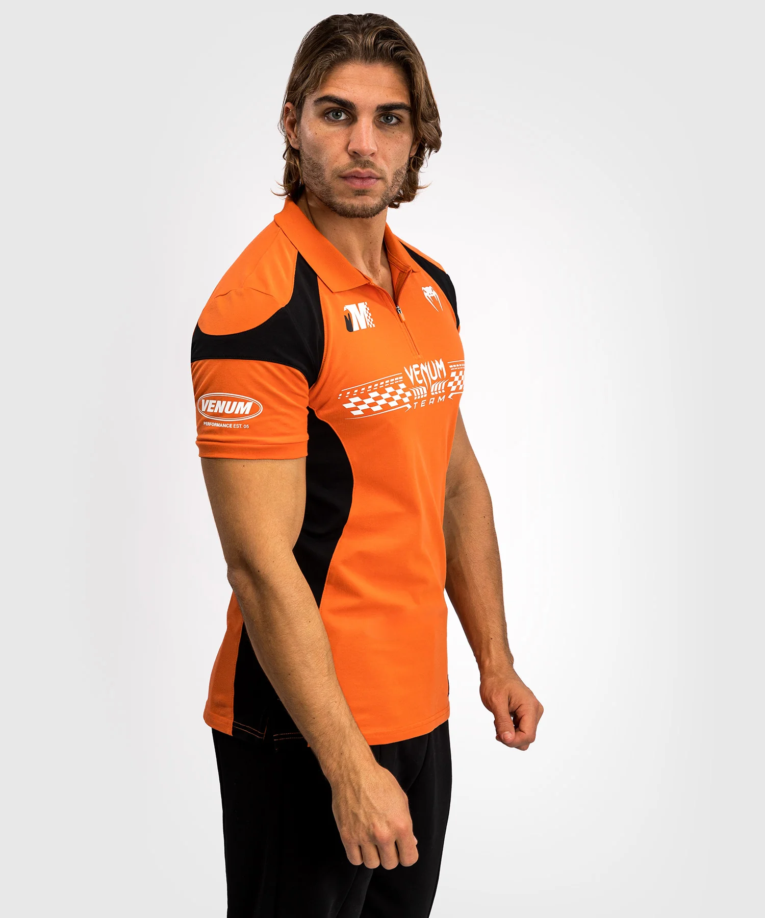 Polo en Coton Venum Motorsport - Mandarine - Image 2