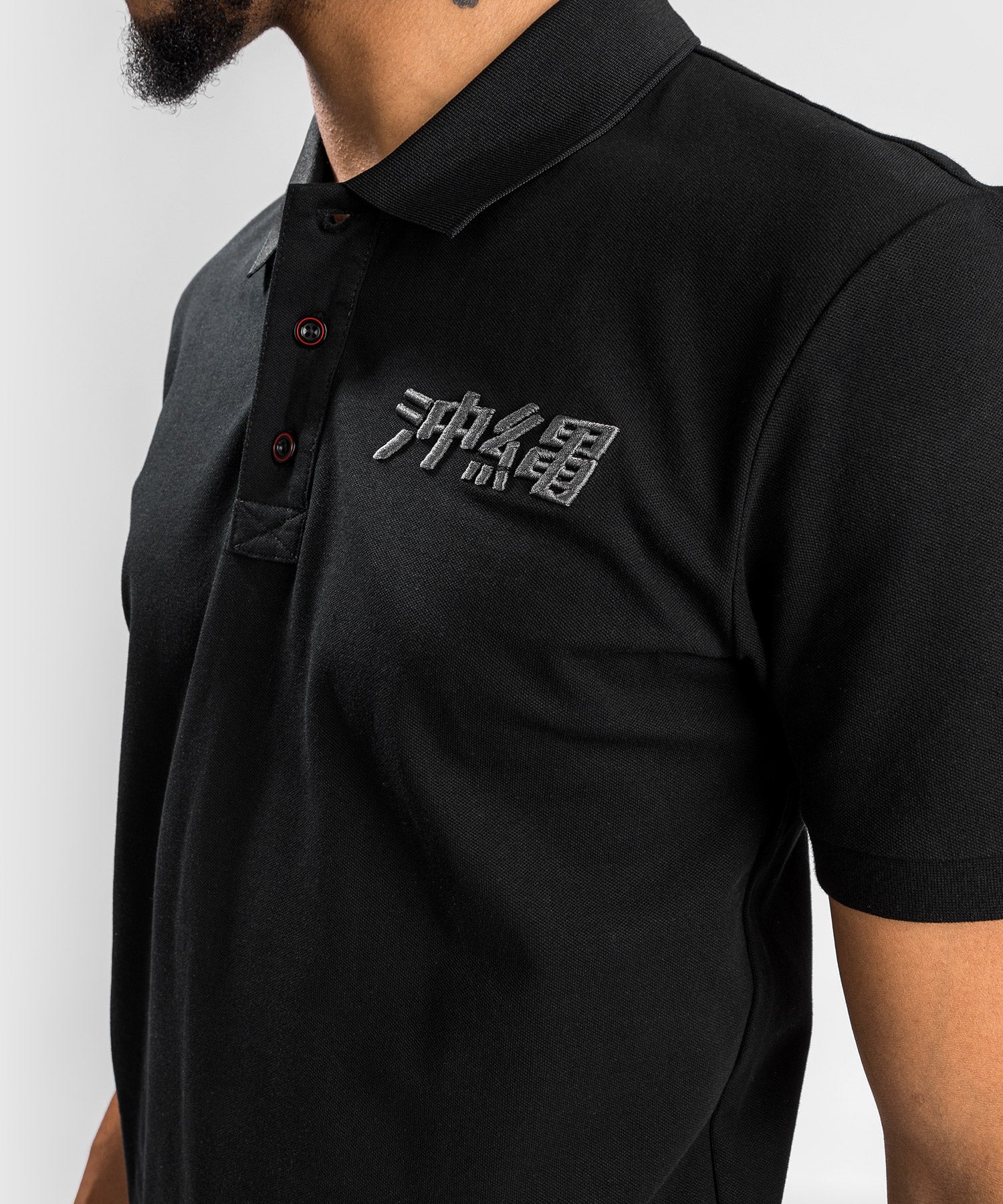 Polo Venum Okinawa 3.0- Noir/Rouge - Image 4