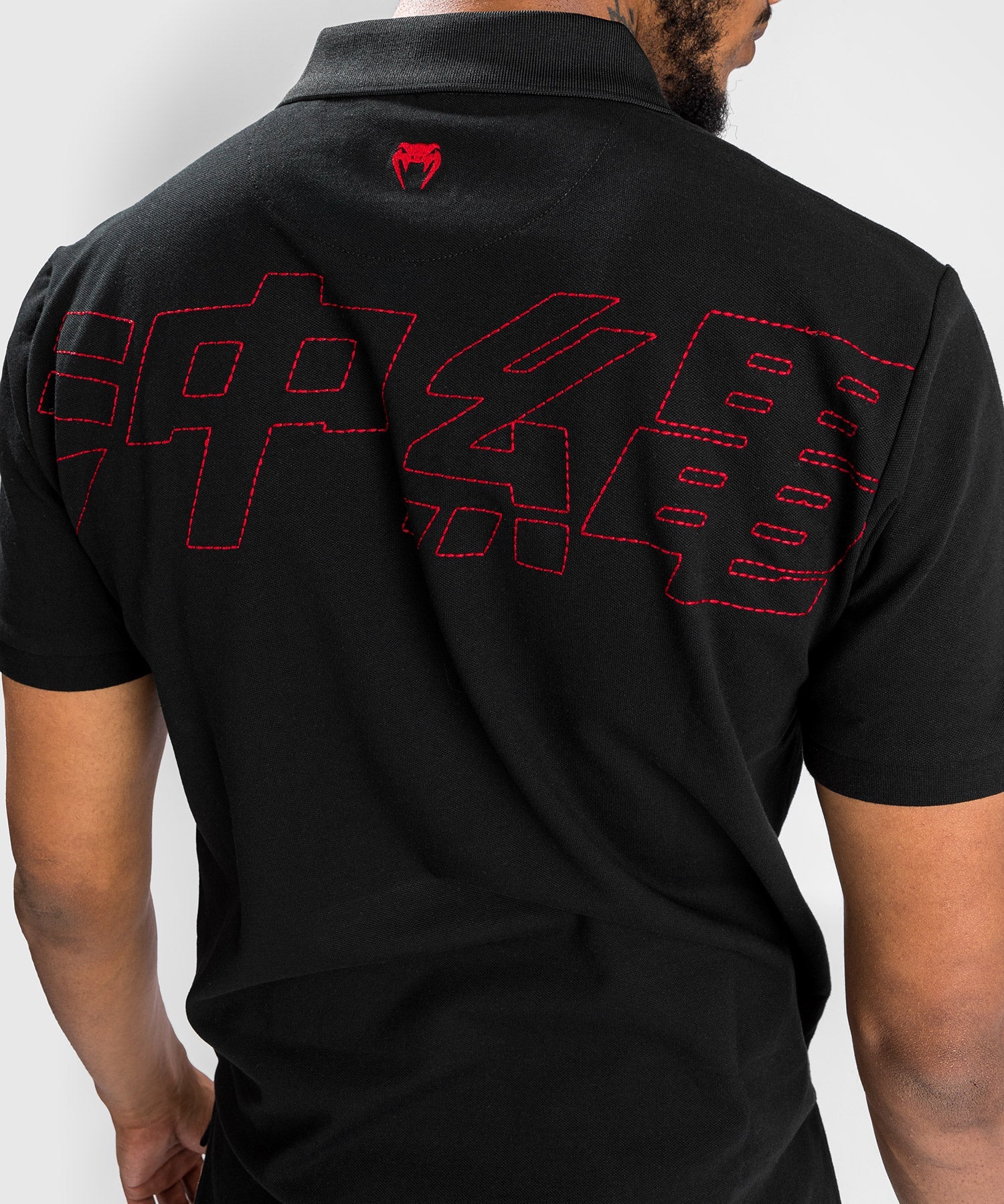 Polo Venum Okinawa 3.0- Noir/Rouge - Image 5