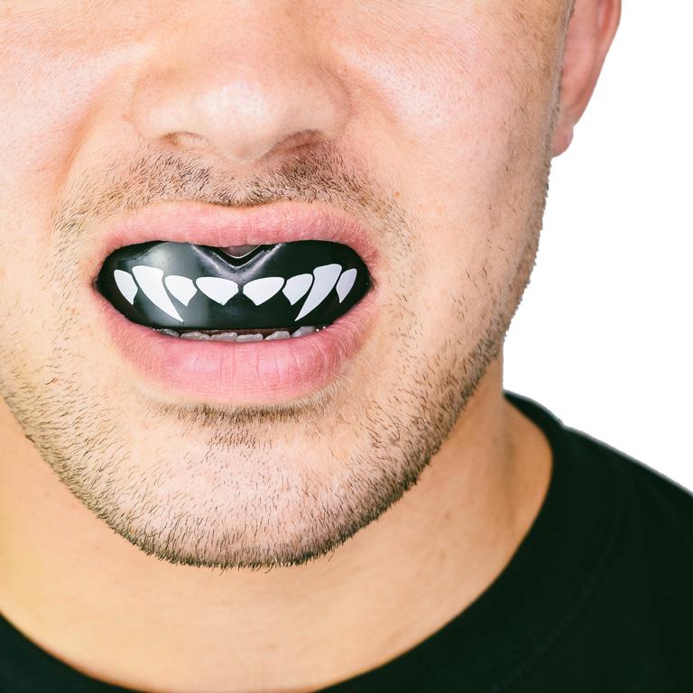 Protège-dents Safejawz Fangz - Adulte - Noir/Blanc - Image 5