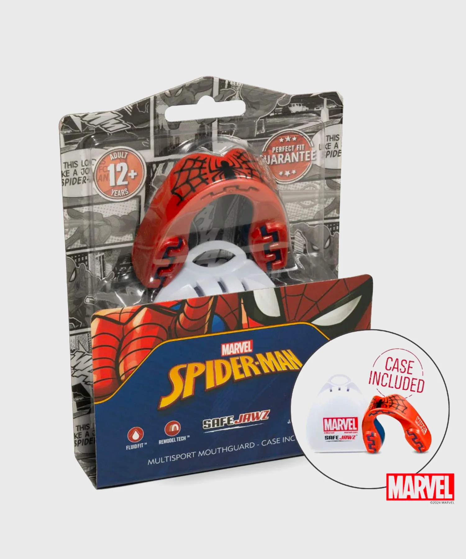 Protège-Dents Safejawz Marvel - Spider-Man - Rouge - Image 4