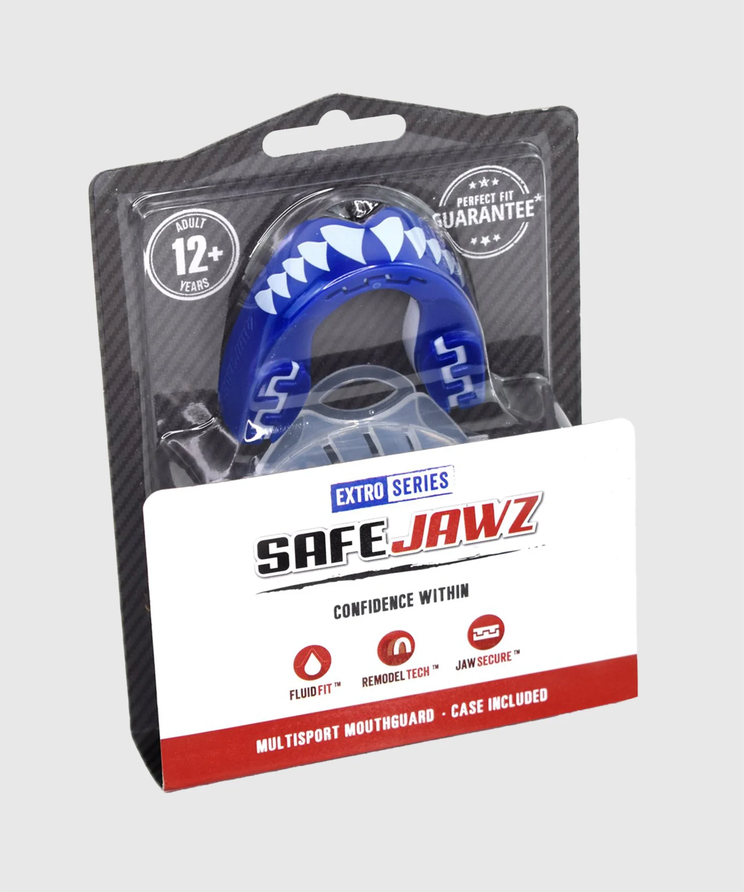 Protège-dents Safejawz Shark - Adulte - Bleu/Blanc - Image 6