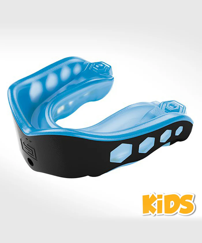 Protège-dents Shock Doctor Gel Max - Junior - Noir/Bleu - Image 3