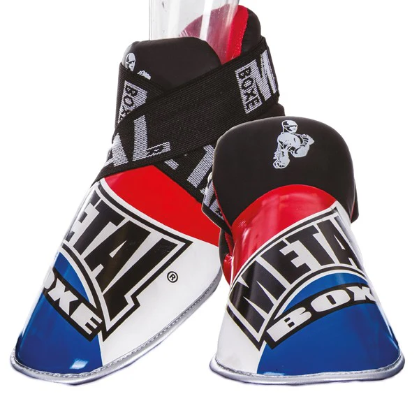 Protège- full léger compétition Metal Boxe Protège- Full léger Compétition - Bleu/Blanc/Rouge