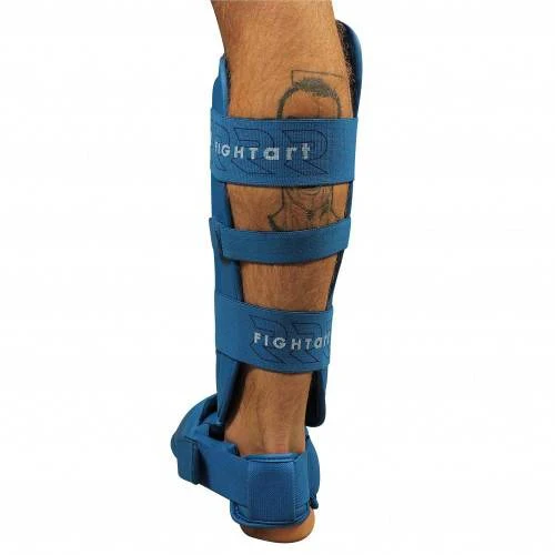 Protège-Tibia Et Pied de Karaté Fight Art - Entraînement Et Compétition - Bleu - Image 5
