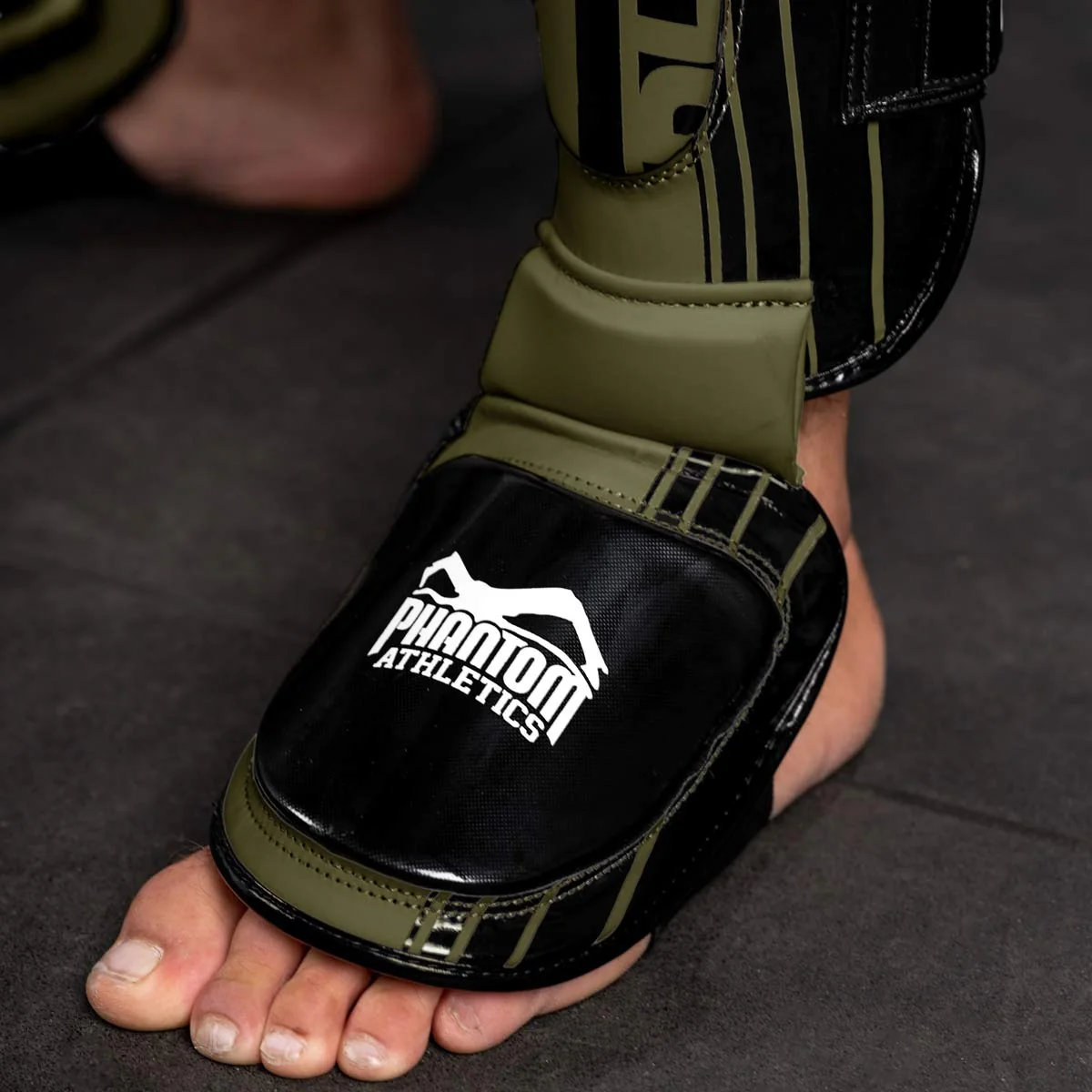 Protège-Tibias Phantom Athletics Apex Hybrid - Kaki - Image 5