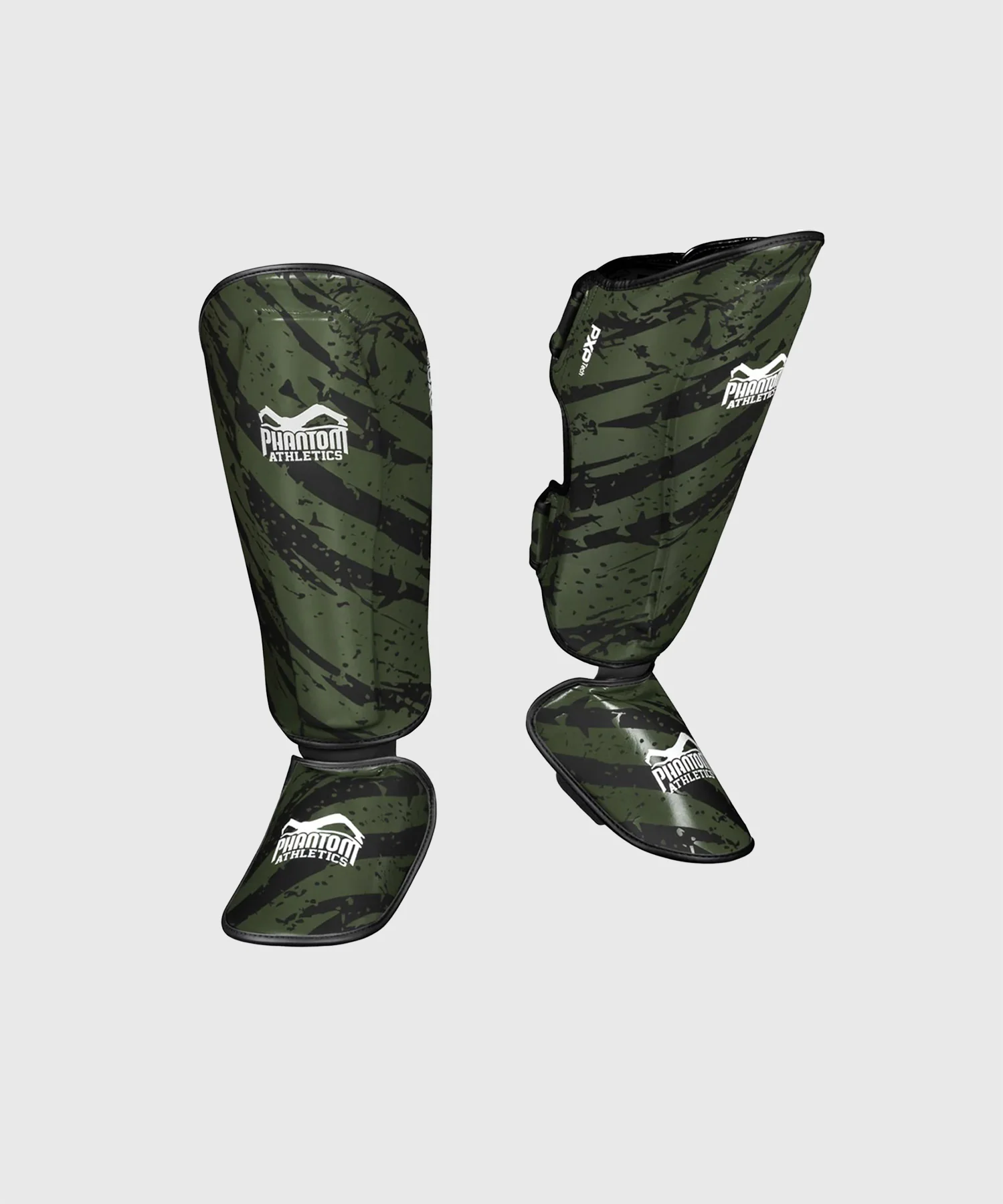 Protège-Tibias Phantom Athletics Camo Tiger - Vert