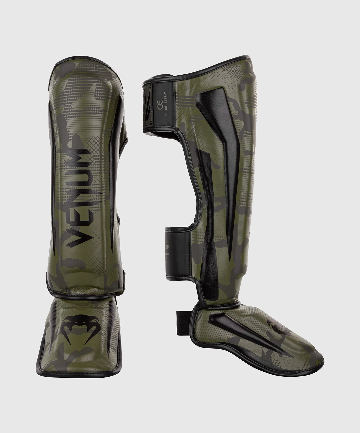 Protège-tibias Venum Elite – Kaki Camo