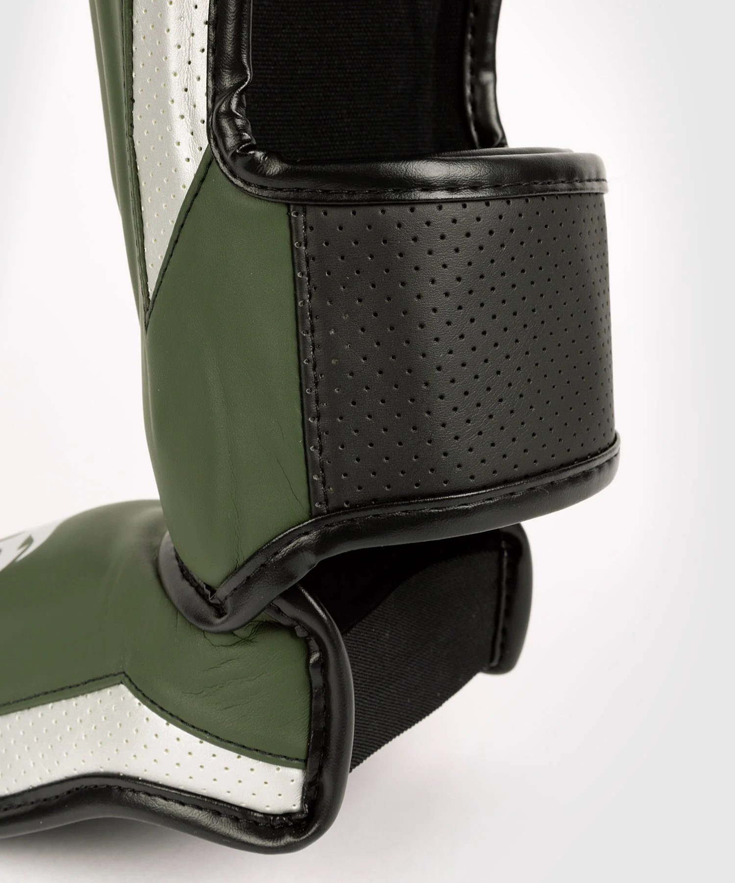 Protège-Tibias Venum Elite Evo - Kaki/Argent - Image 7