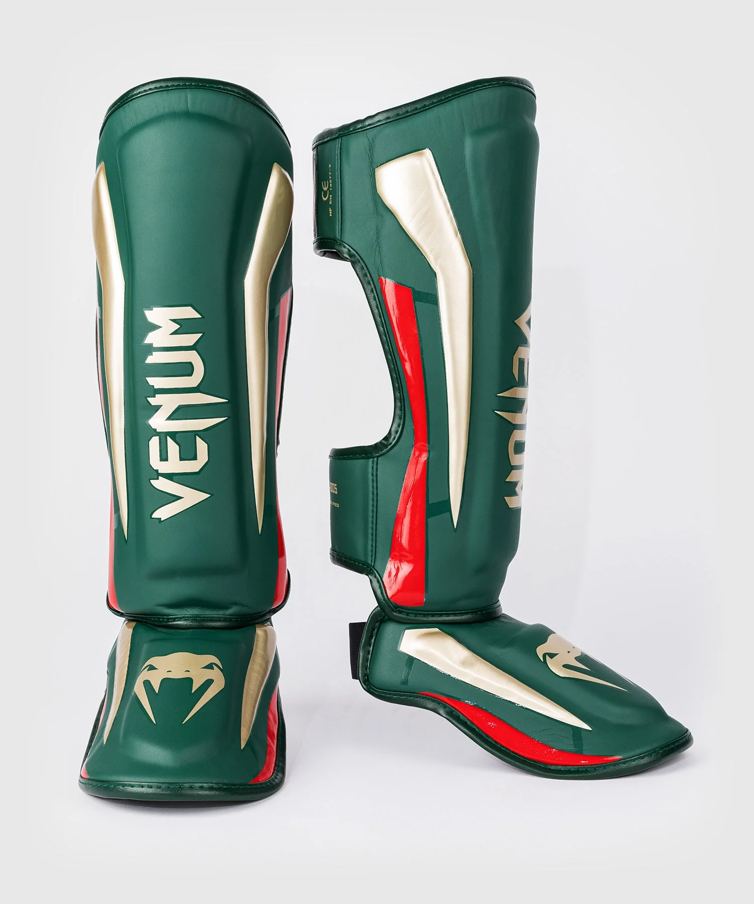 Protège-tibias Venum Elite - Edition Spéciale - Vert - Image 2