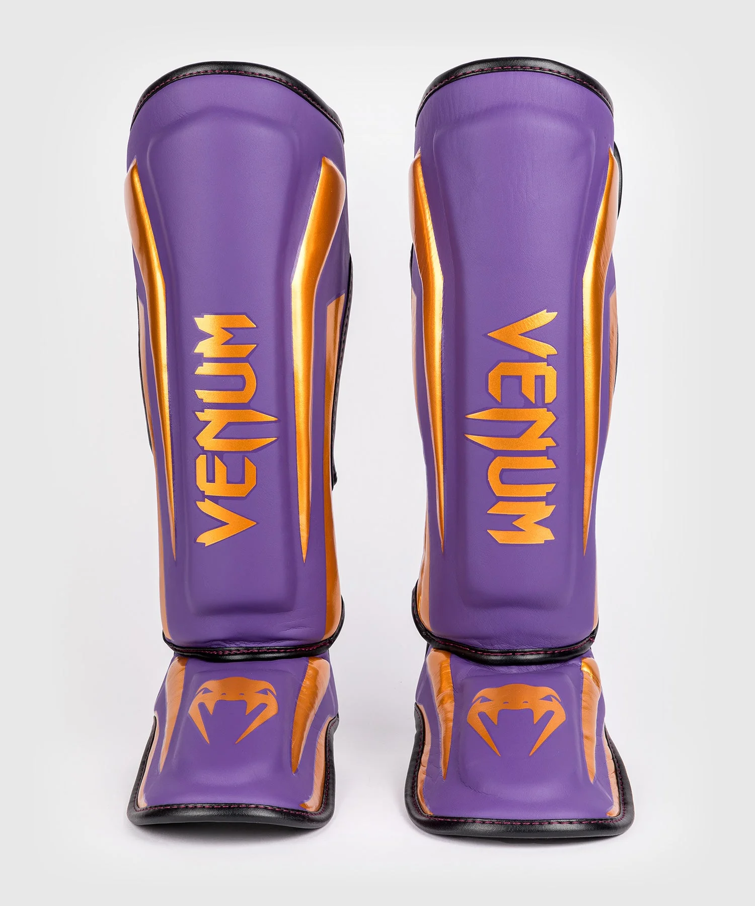 Protège-tibias Venum Elite - Edition Spéciale - Violet Foncé