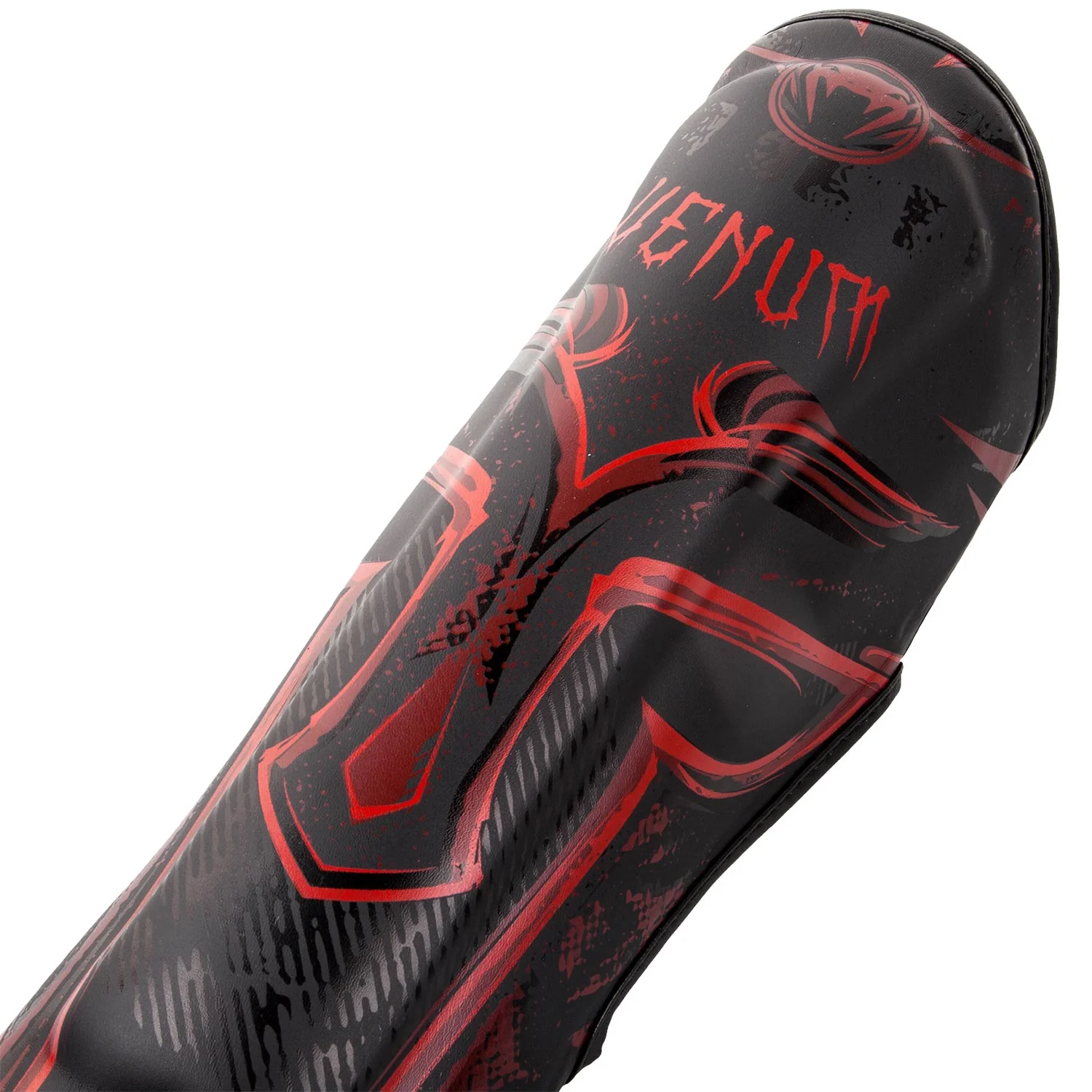 Protège-tibias Venum Gladiator 3.0 - Noir/Rouge - Image 4