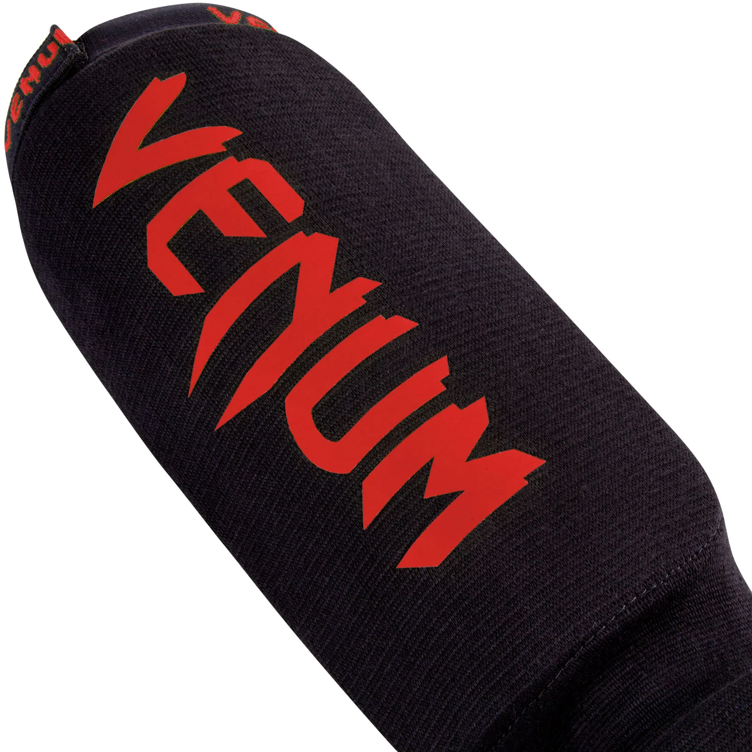 Protège-tibias Venum Kontact - Noir/Rouge - Image 5