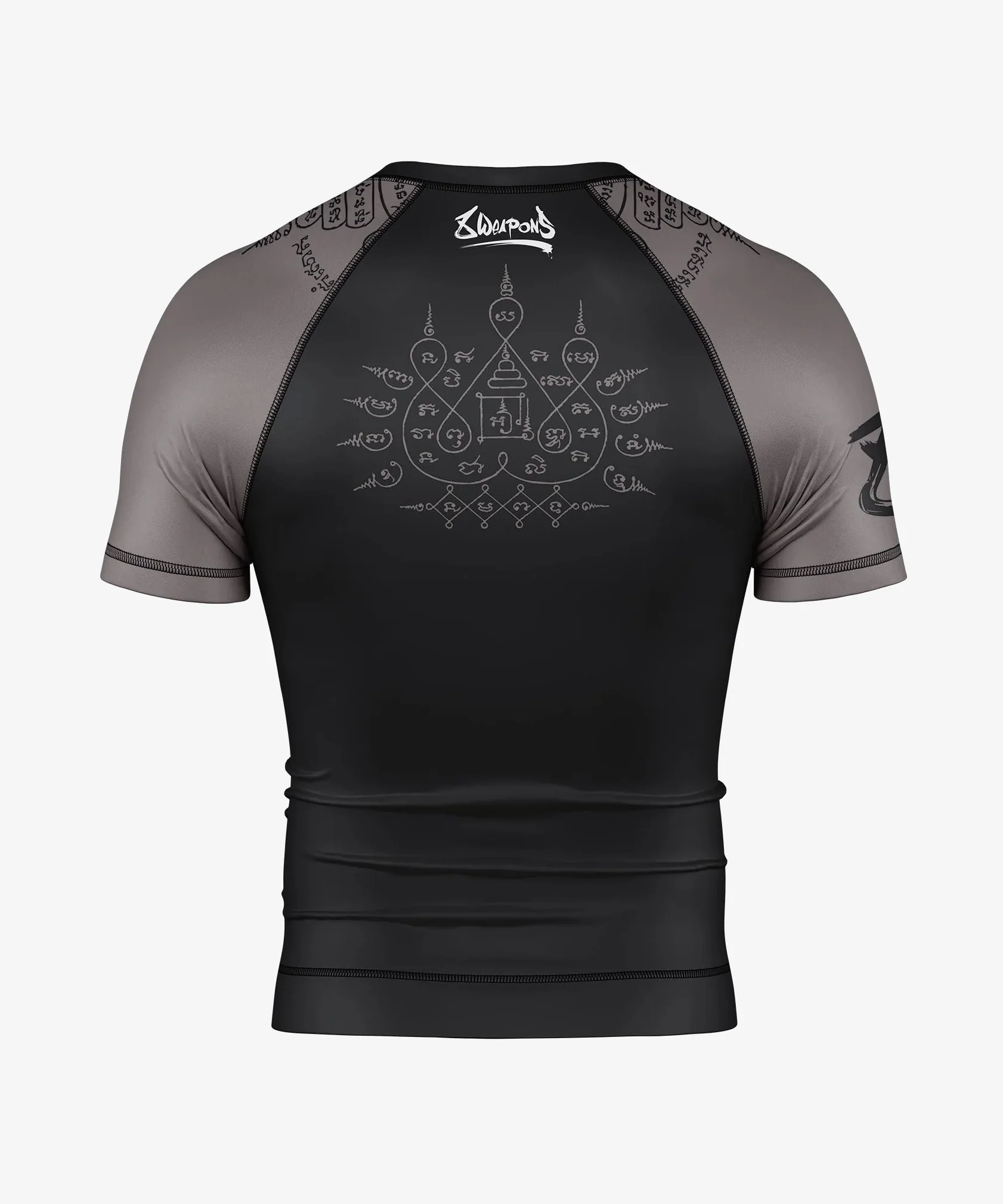 Rashguard 8 Weapons 8 Ways Yant 2.0 - Noir/Gris - Image 2
