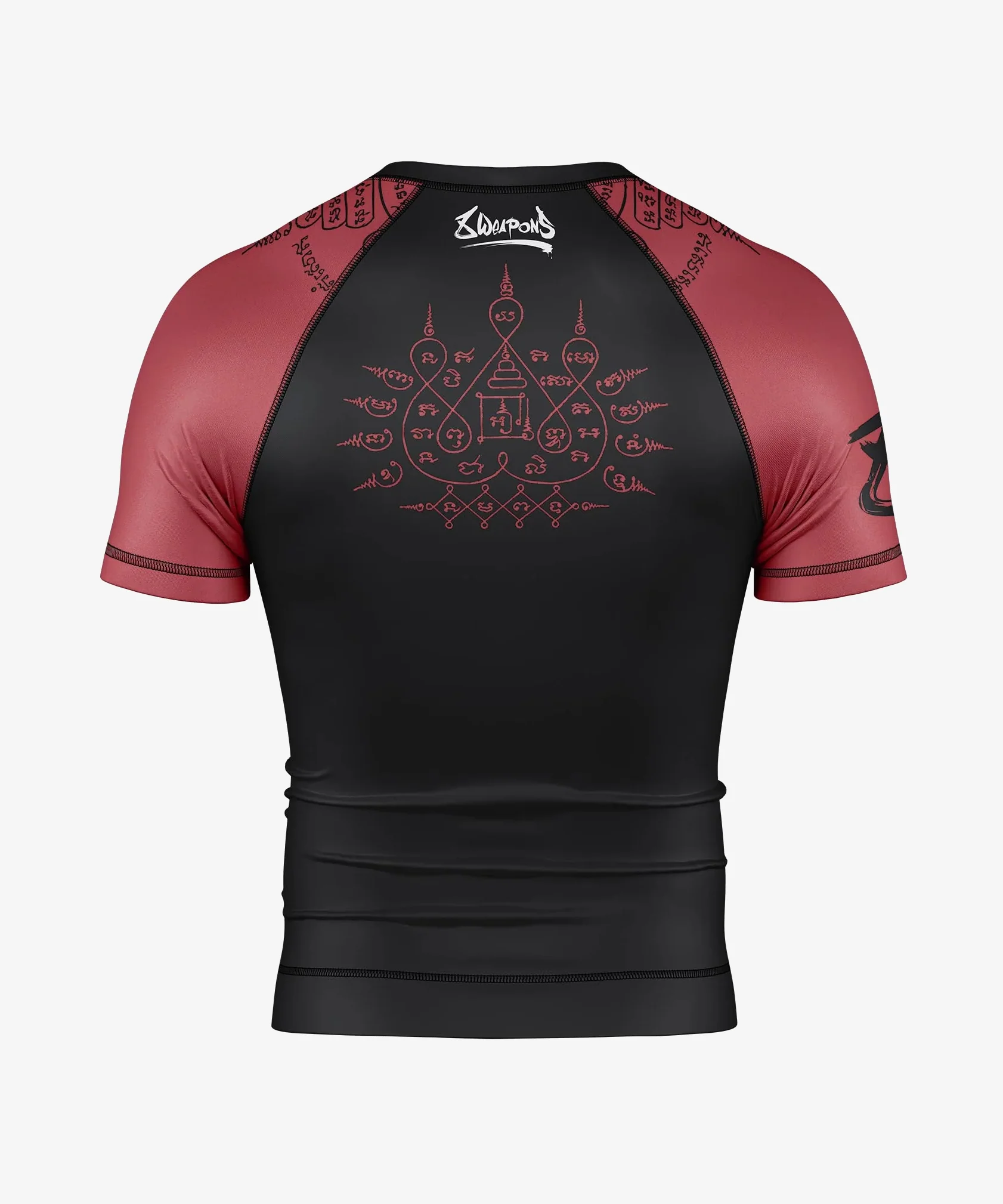 Rashguard 8 Weapons 8 Ways Yant 2.0 - Noir/Rouge - Image 2