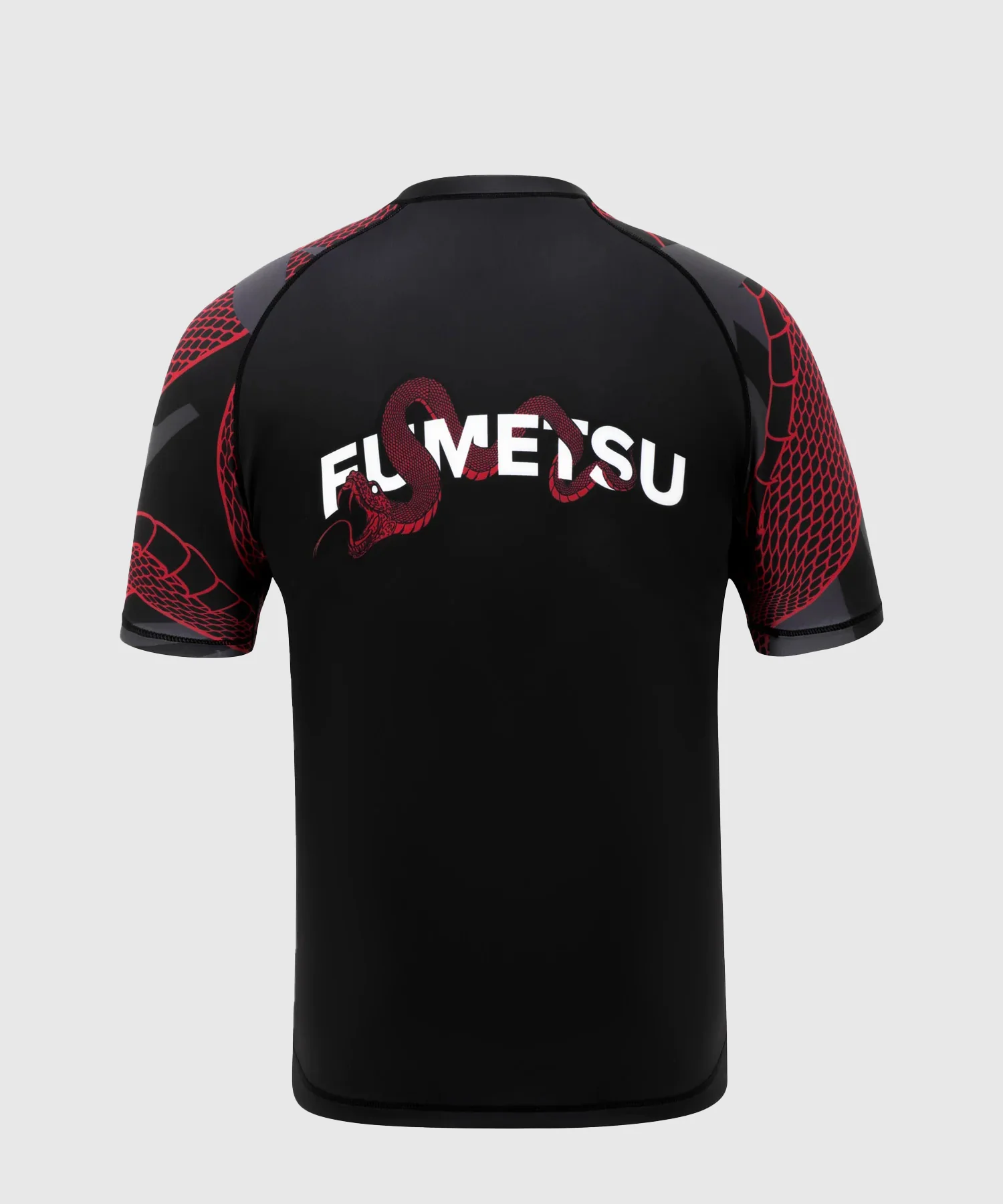 Rashguard À Manches Courtes Fumetsu Anaconda - Noir/Rouge - Image 2