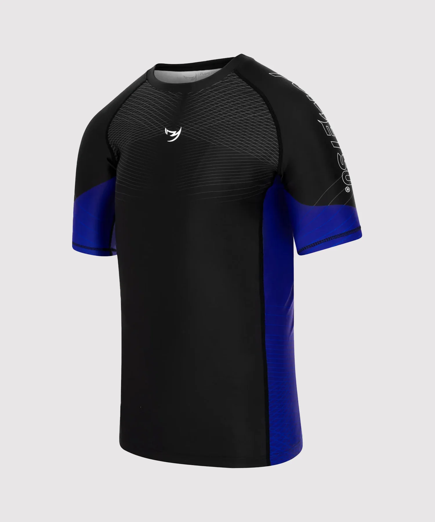Rashguard À Manches Courtes Fumetsu Competitor Mk2 - Noir/Bleu - Image 2