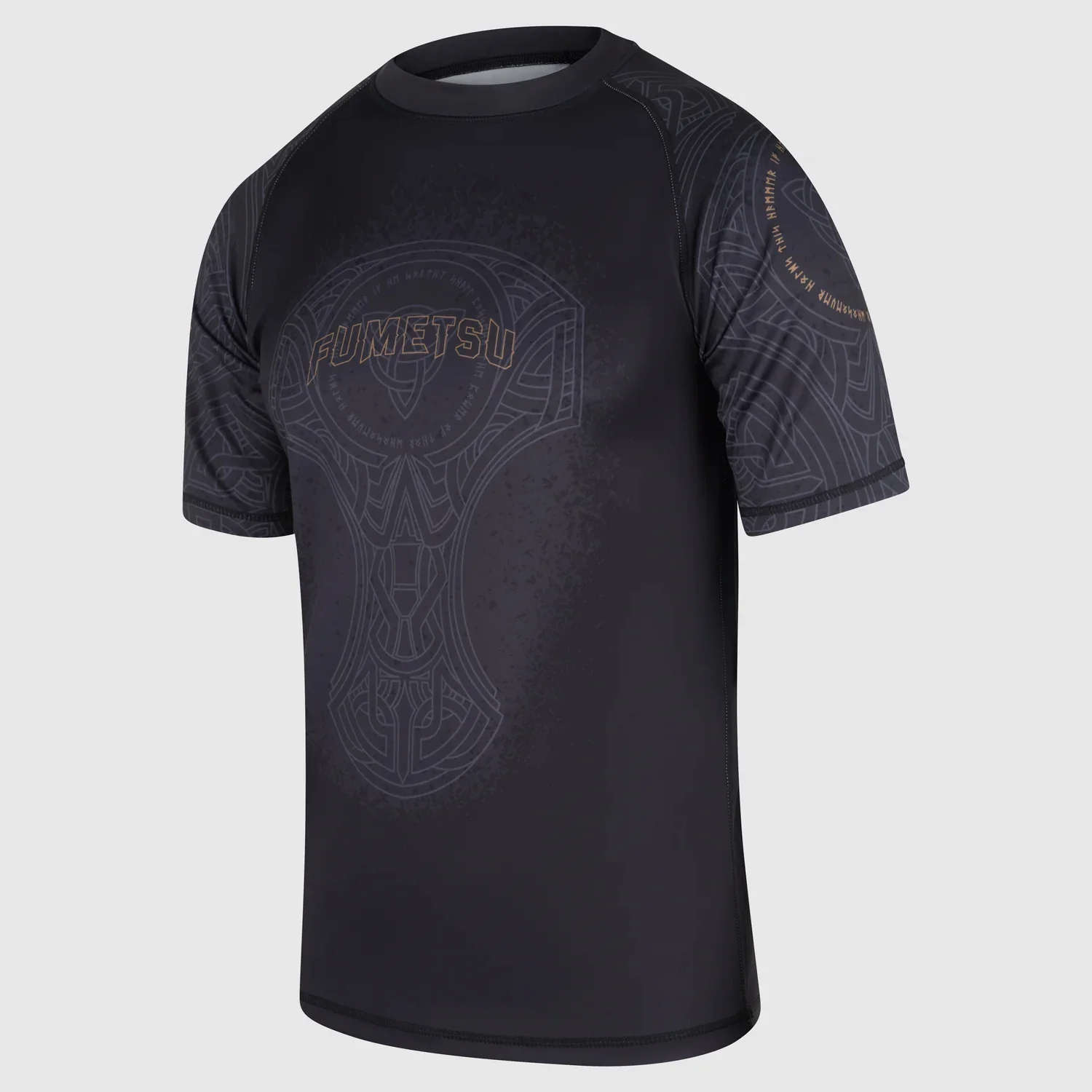 Rashguard À Manches Courtes Fumetsu Mjolnir - Noir/Bronze