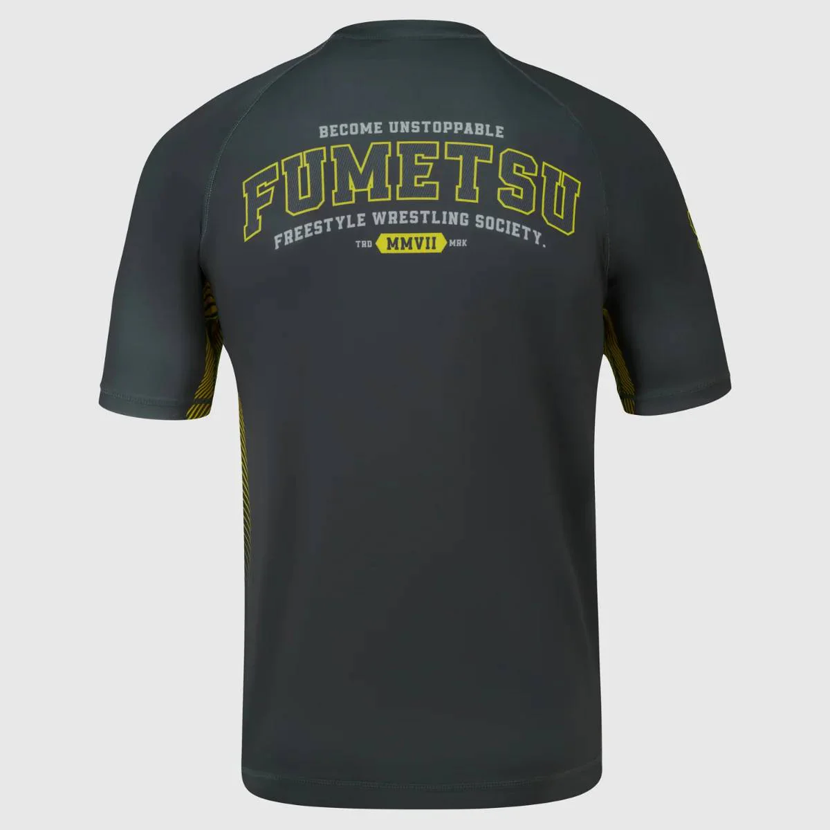 Rashguard À Manches Courtes Fumetsu Varsity - Gris - Image 2