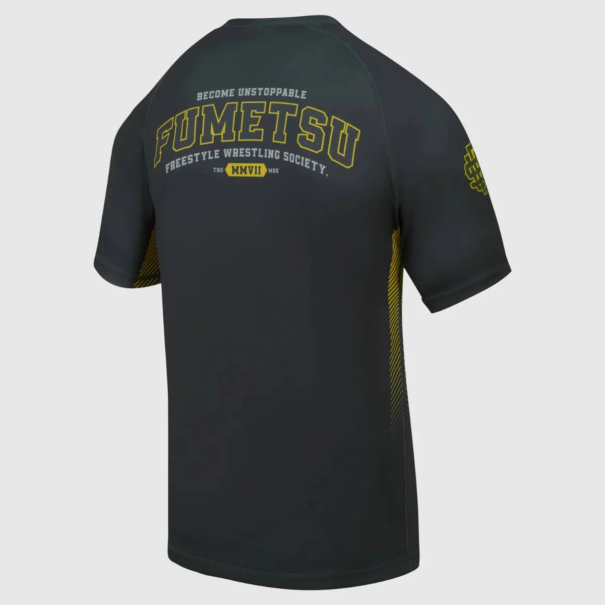 Rashguard À Manches Courtes Fumetsu Varsity - Gris - Image 4