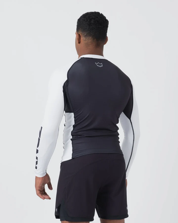 Rashguard À Manches Longues Kingz Ranked Performance V2 - Blanc - Image 3