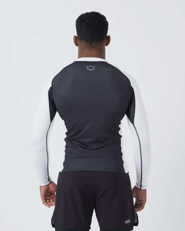 Rashguard À Manches Longues Kingz Ranked Performance V2 - Blanc - Image 4