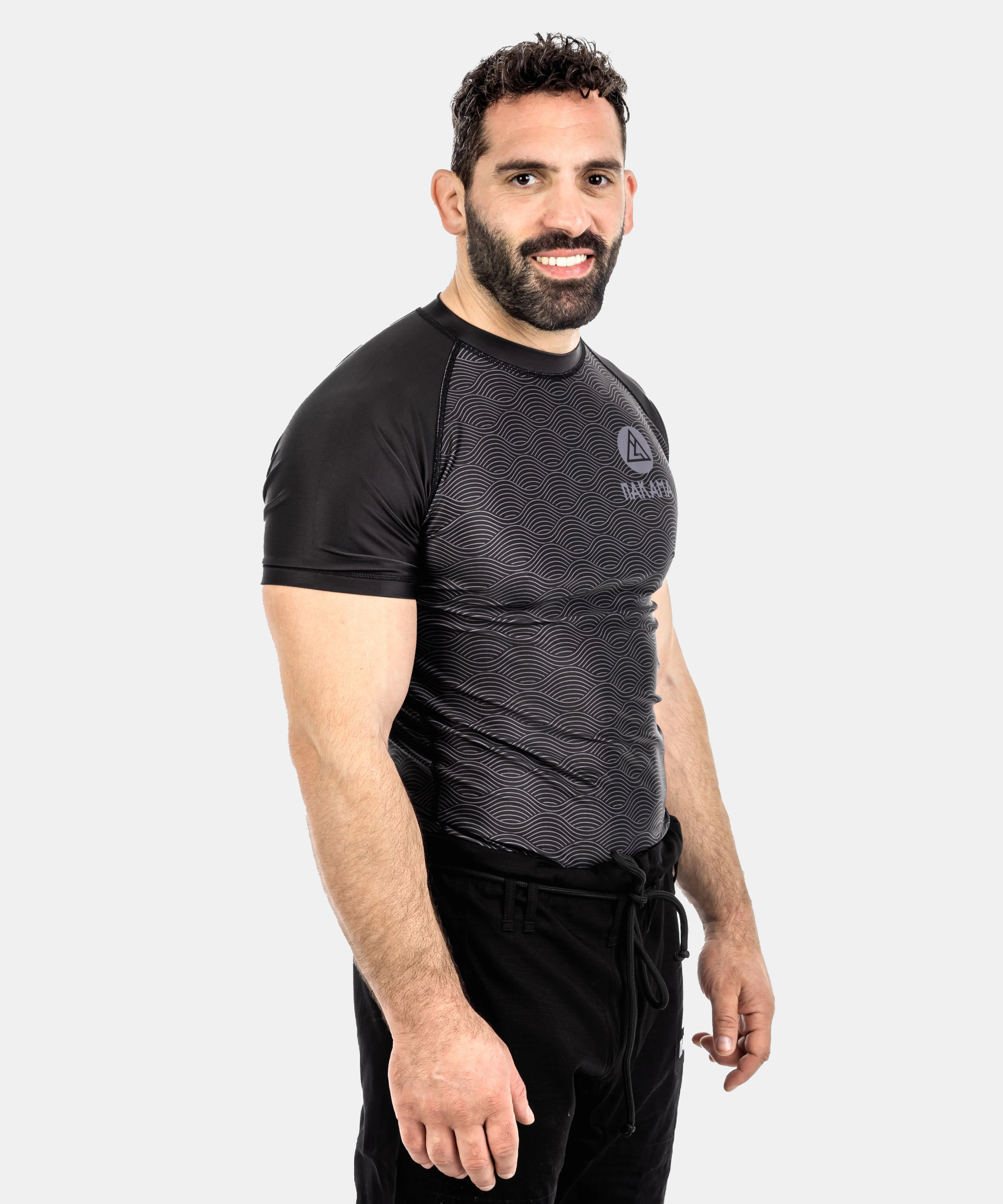 Rashguard À Manches Courtes Nakama No-Gi IBJJF - Noir/Noir - Image 2