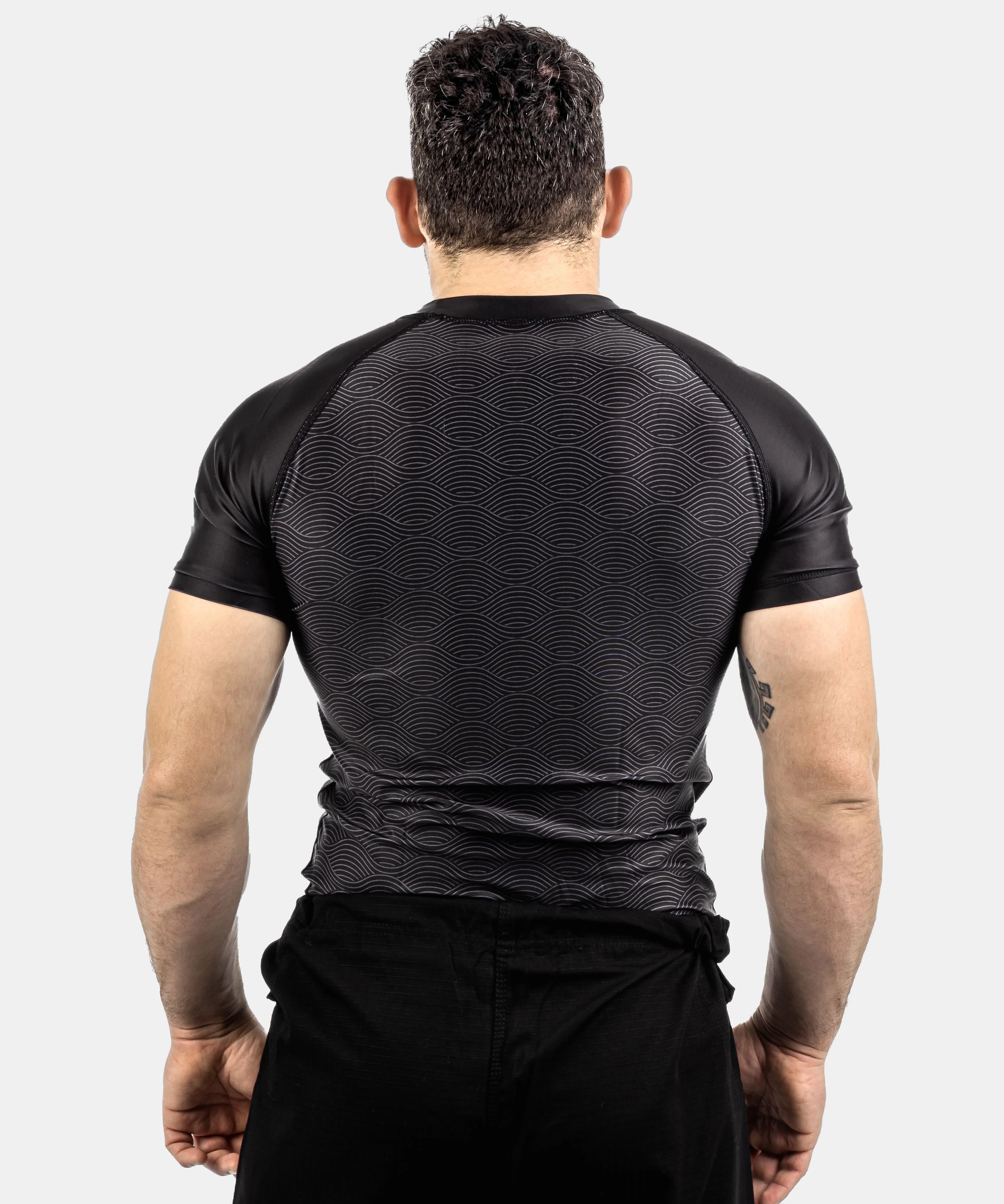 Rashguard À Manches Courtes Nakama No-Gi IBJJF - Noir/Noir - Image 3