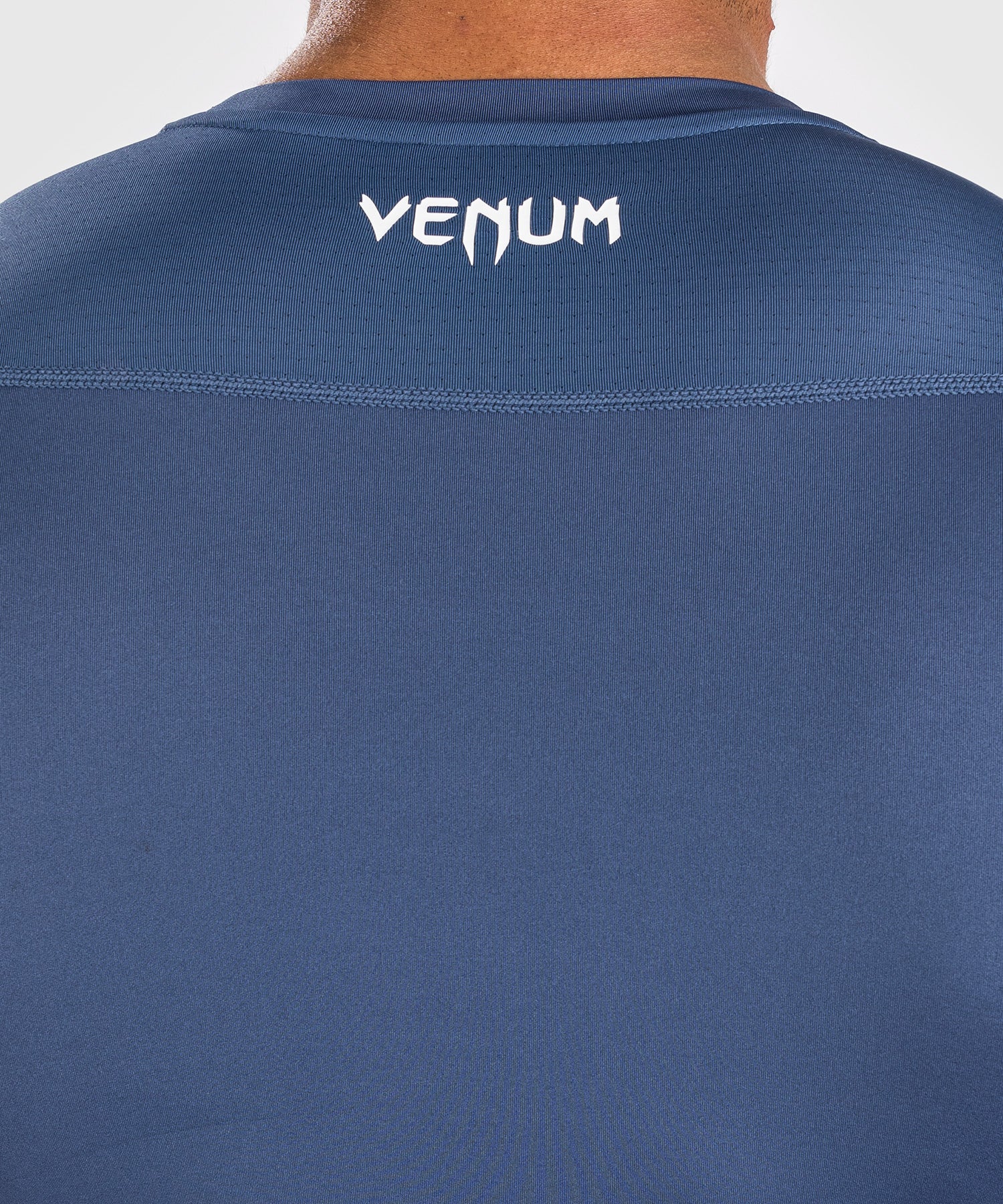 Rashguard à Manches courtes pour Hommes Venum Attack - Bleu marine - Image 5