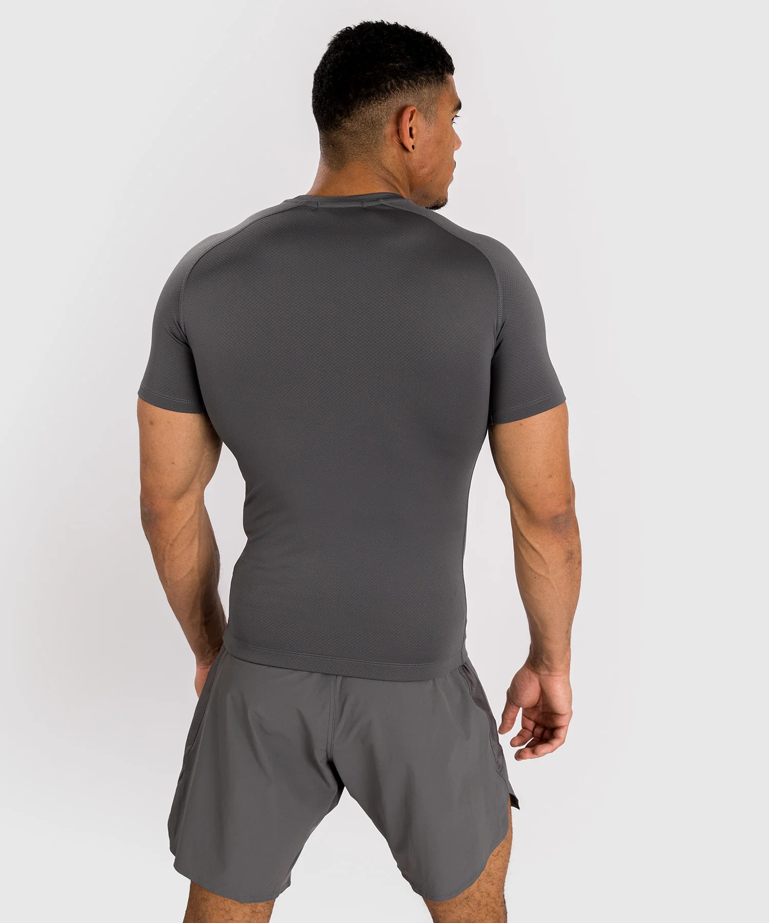 Rashguard à manches courtes pour hommes Venum Contender - Gris - Image 2