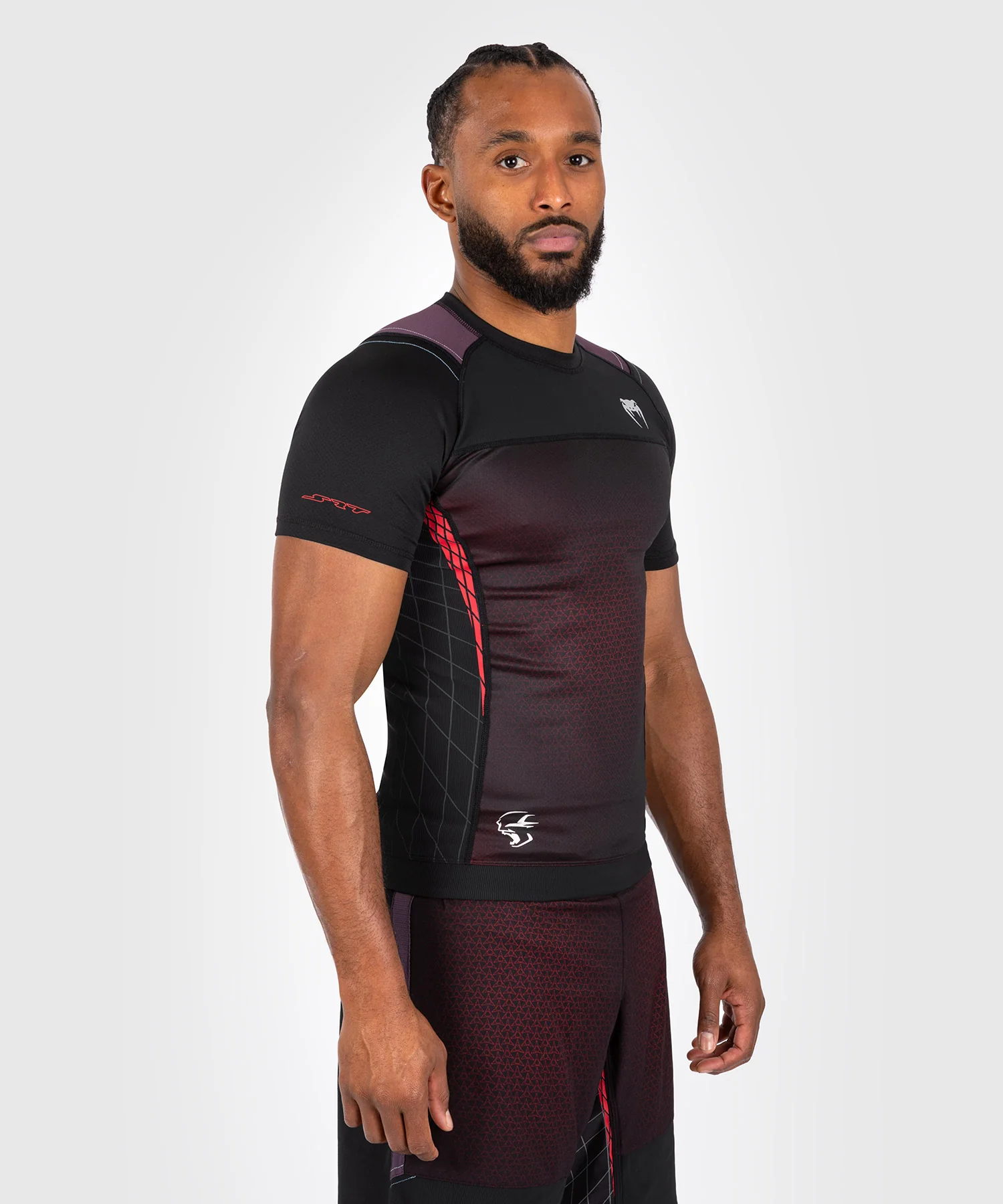 Rashguard à manches courtes pour hommes Venum x Dodge Banshee - Noir - Image 3