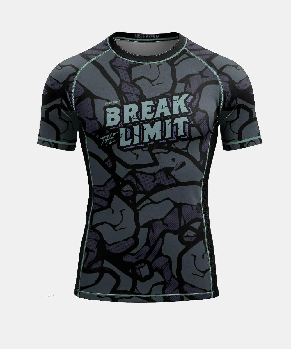 Rashguard À Manches Courtes Pride Or Die Break The Limit - Noir - Image 4